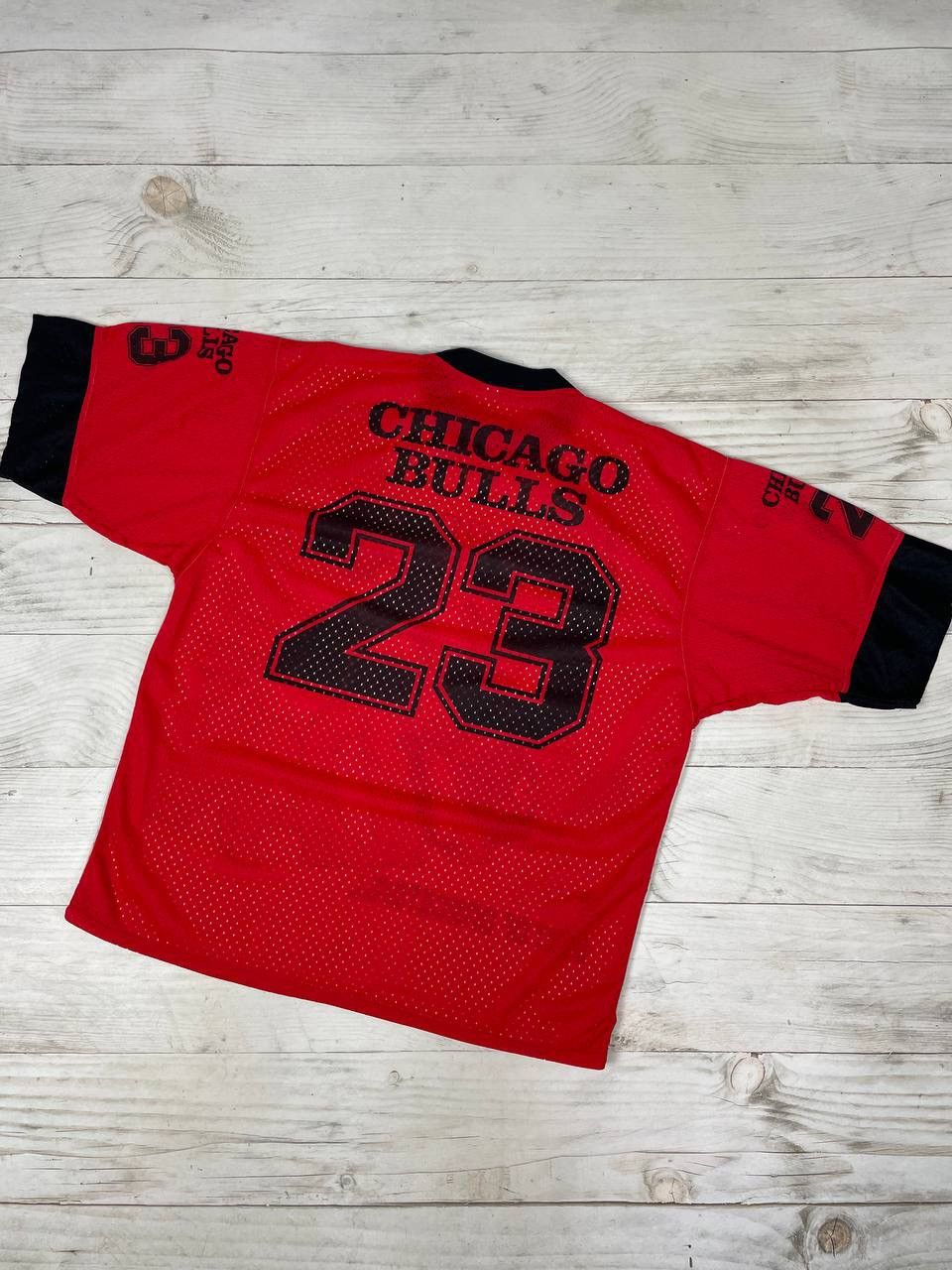 NBA Vintage Michael Jordan Chicago Bulls 90s T-Shirt Jersey AOP Size US XL / EU 56 / 4 - 2 Thumbnail