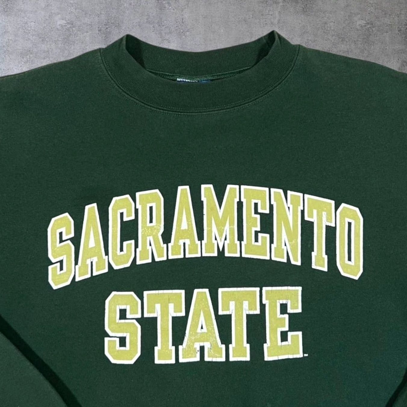 Champion Champion Eco Fleece Sacramento State College Graphic Green Sweatshirt Small Men Shirt Vintage? No Size US S / EU 44-46 / 1 - 3 Thumbnail