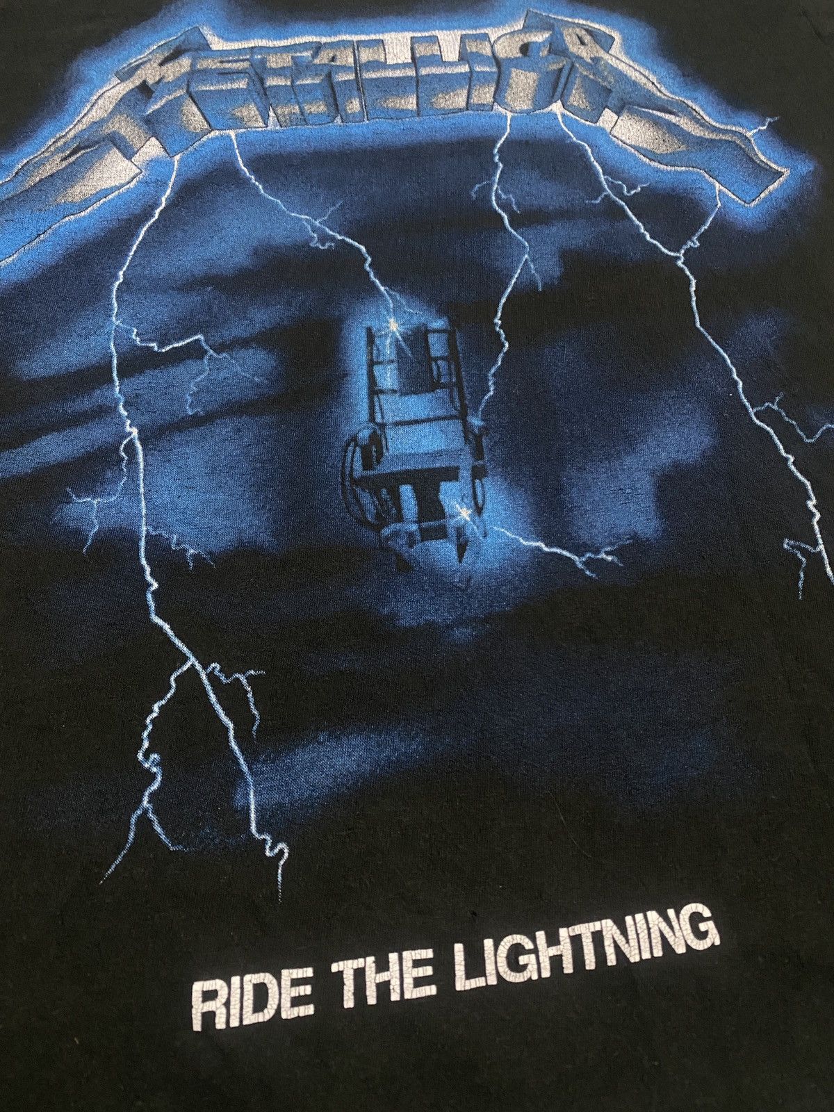 Band Tees Metallica ride The lighning portreit band bootleg tee 90s Size US S / EU 44-46 / 1 - 6 Thumbnail
