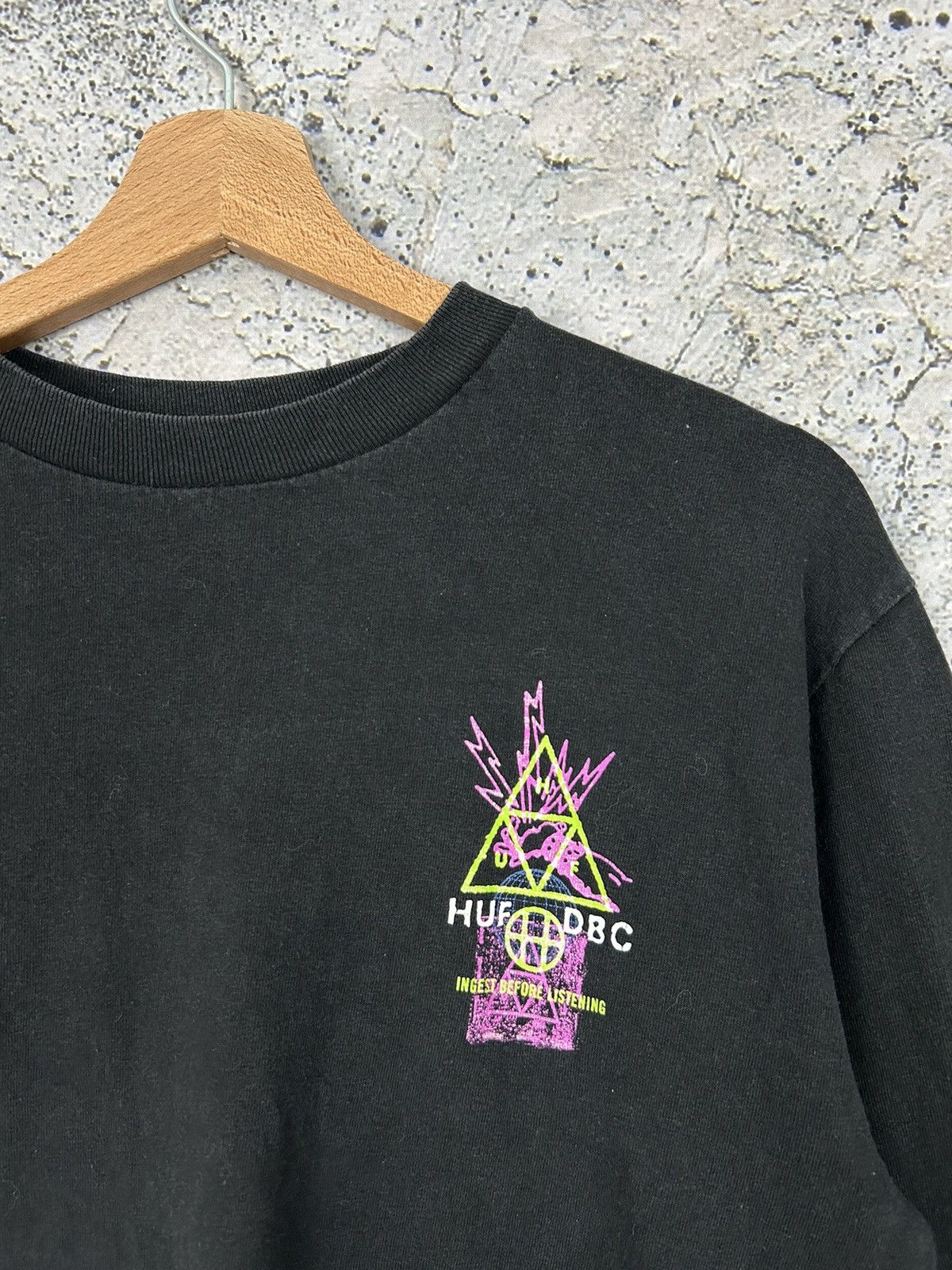 Huf HUF Skateboarding Longsleeve Graphic Streetwear Vintage Size US M / EU 48-50 / 2 - 5 Thumbnail