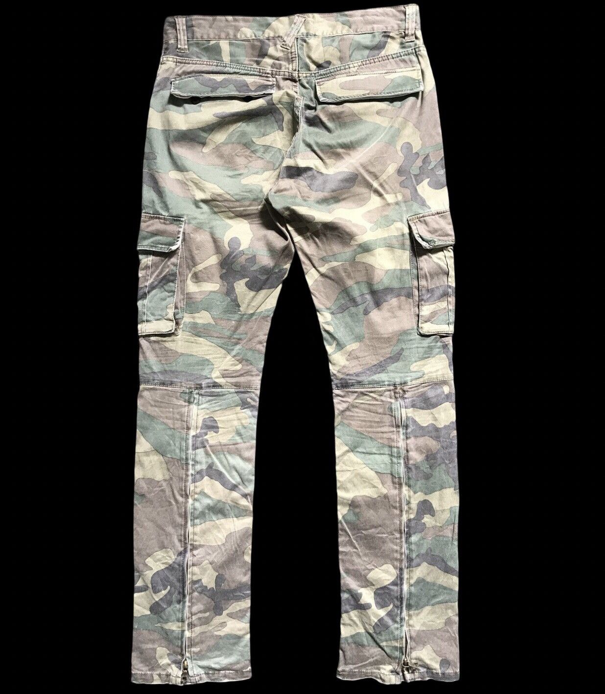 Japanese Brand CP129 NO ID Japan Camo Multipockets Tactical Cargo Pant Size US 32 / EU 48 - 2 Thumbnail