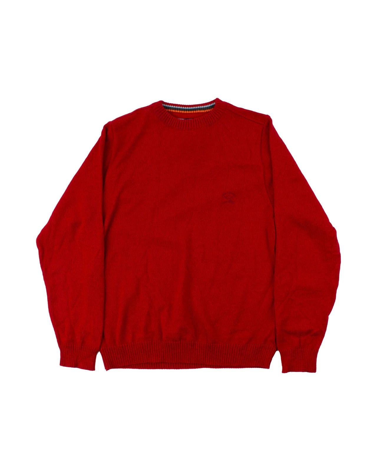 Paul & Shark Paul & Shark Yachting Red Pure New Wool Sweater Size L Size US L / EU 52-54 / 3 - 1 Thumbnail