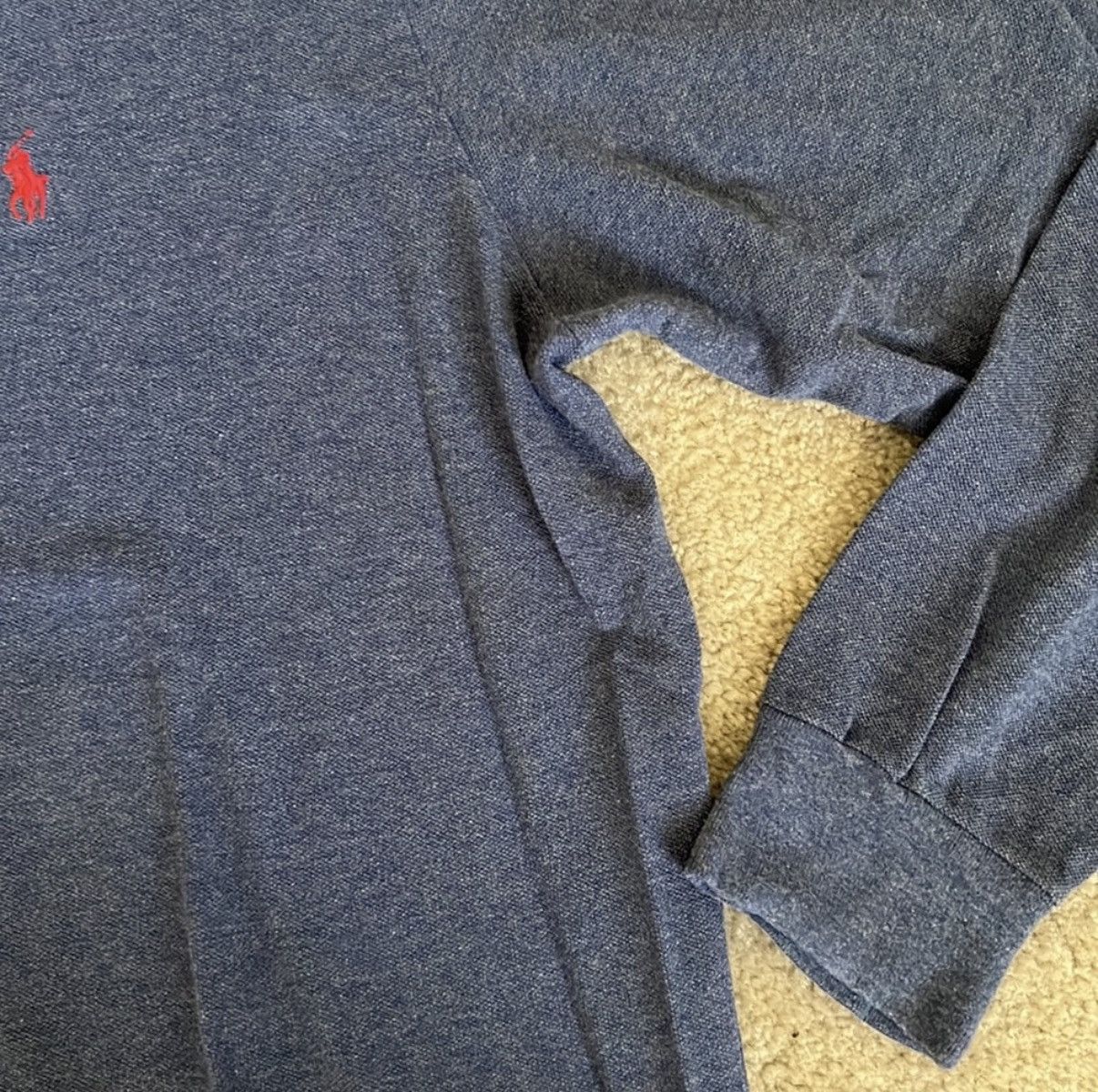 Polo Ralph Lauren Polo Ralph Lauren Blue Polo Long Sleeve Shirt Size US XL / EU 56 / 4 - 3 Thumbnail