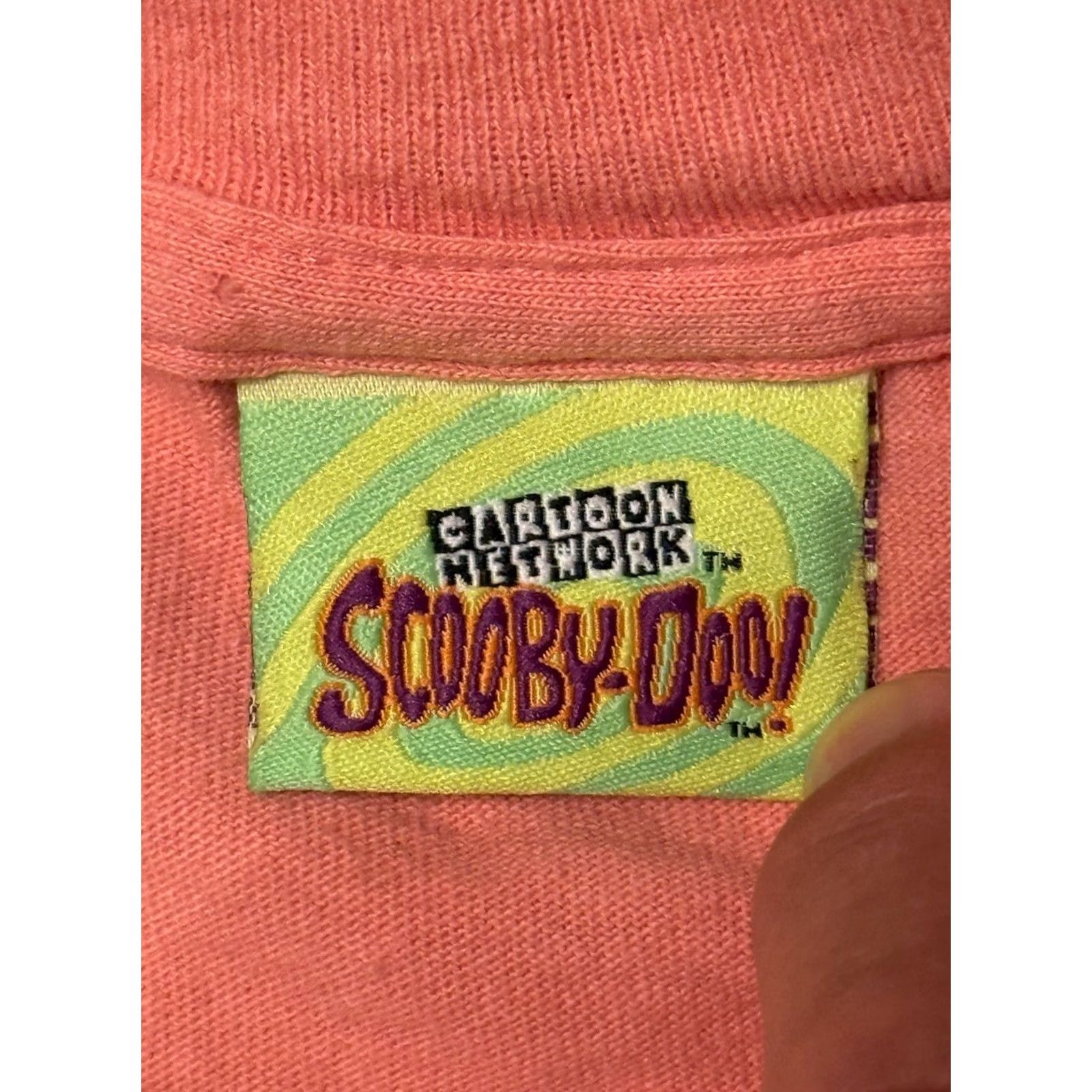 Vintage VINTAGE Cartoon Network Scooby-Doo T-Shirt Medium Shaggy Pink 90s Cartoon Graphic Print Crew Neck Short Sleeve Unisex Adults Boys Girls Mens Womens Size US M / EU 48-50 / 2 - 7 Thumbnail