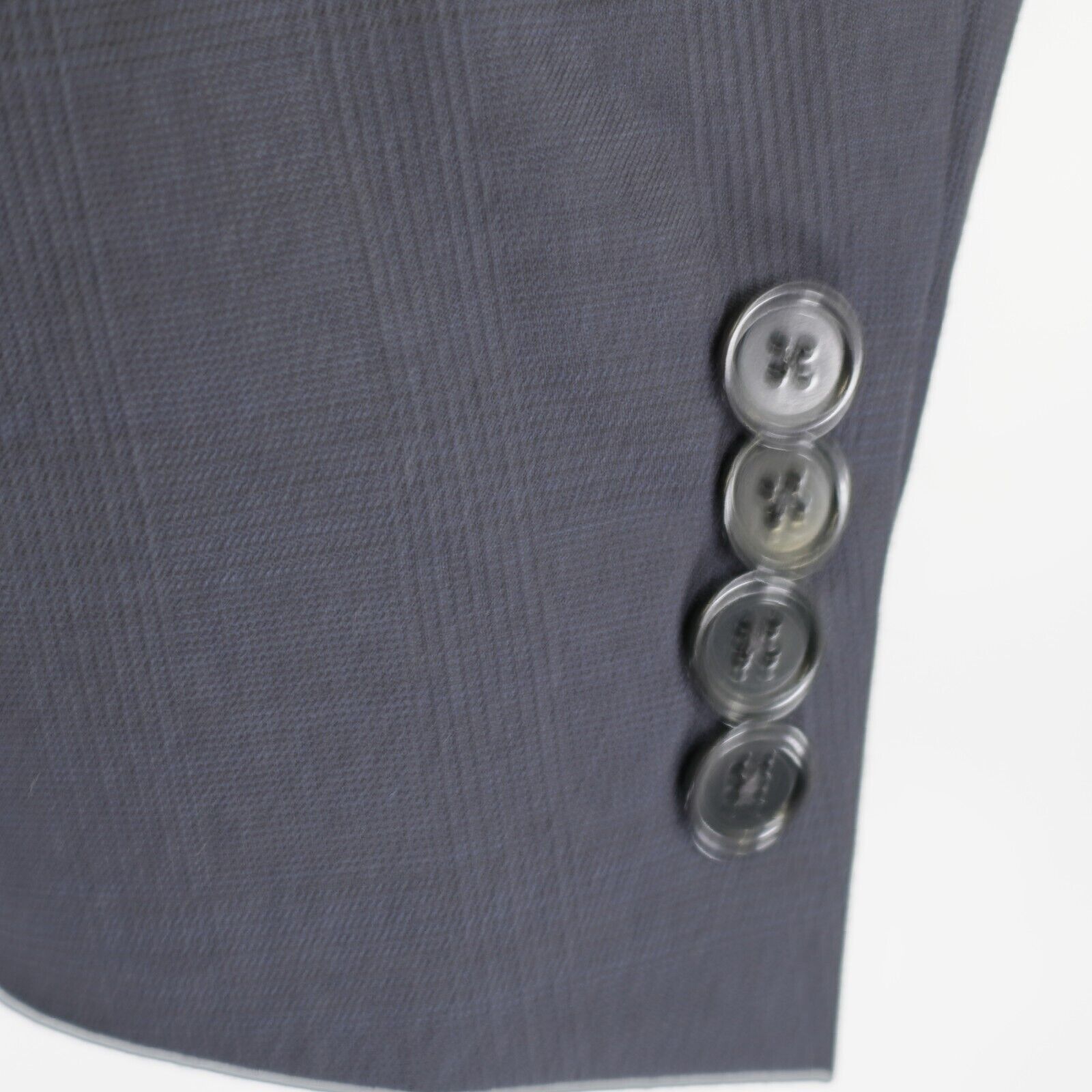 Jos. A. Bank Jos A Bank Signature Gold Wool Blue Glen Plaid 40R Suit Jack Size 40R - 3 Thumbnail