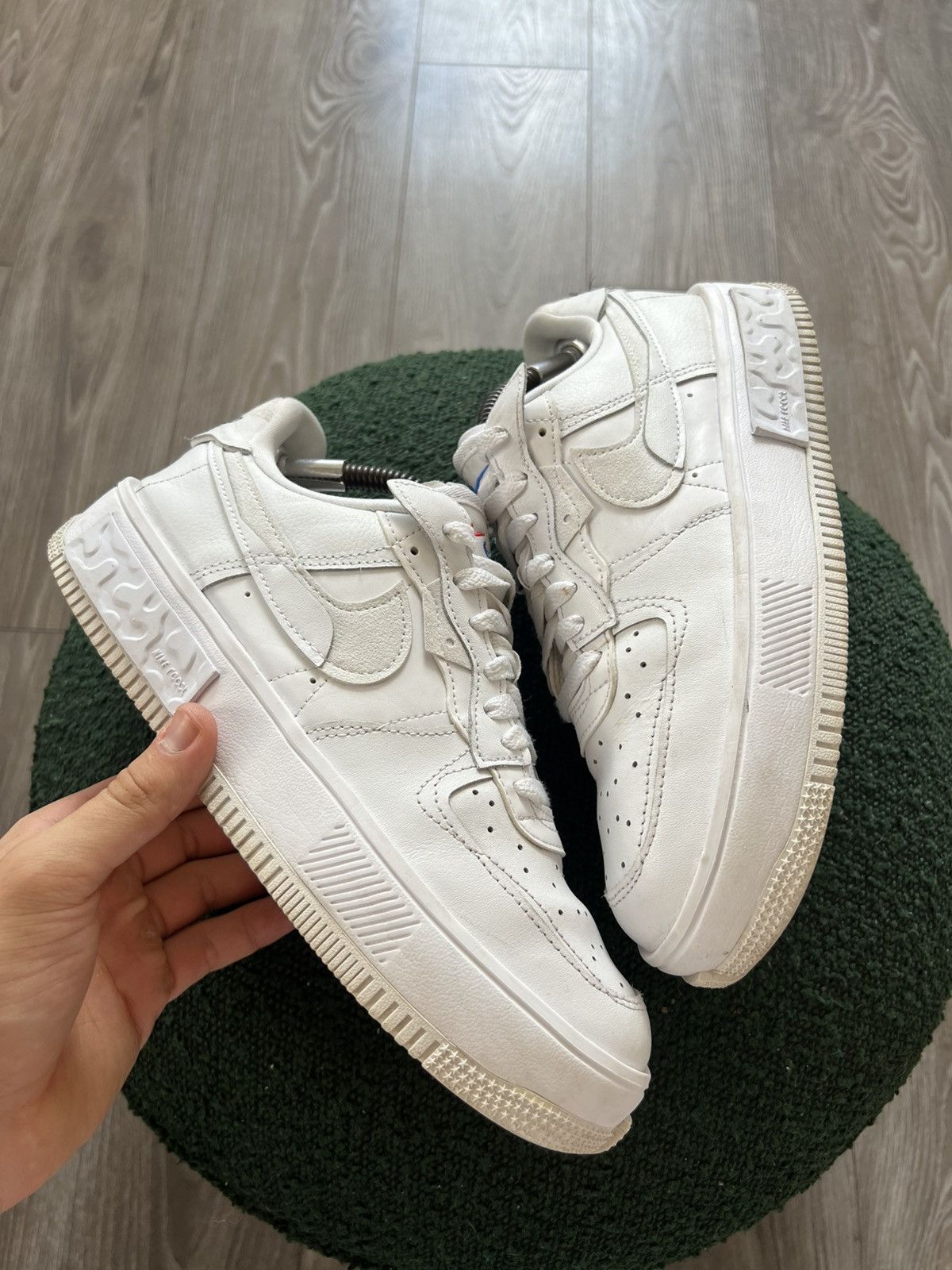Nike ‼️Nike Air Force 1 React System Crazy Solve CDG Type Sneakers Size US 8 / EU 41 - 4 Thumbnail
