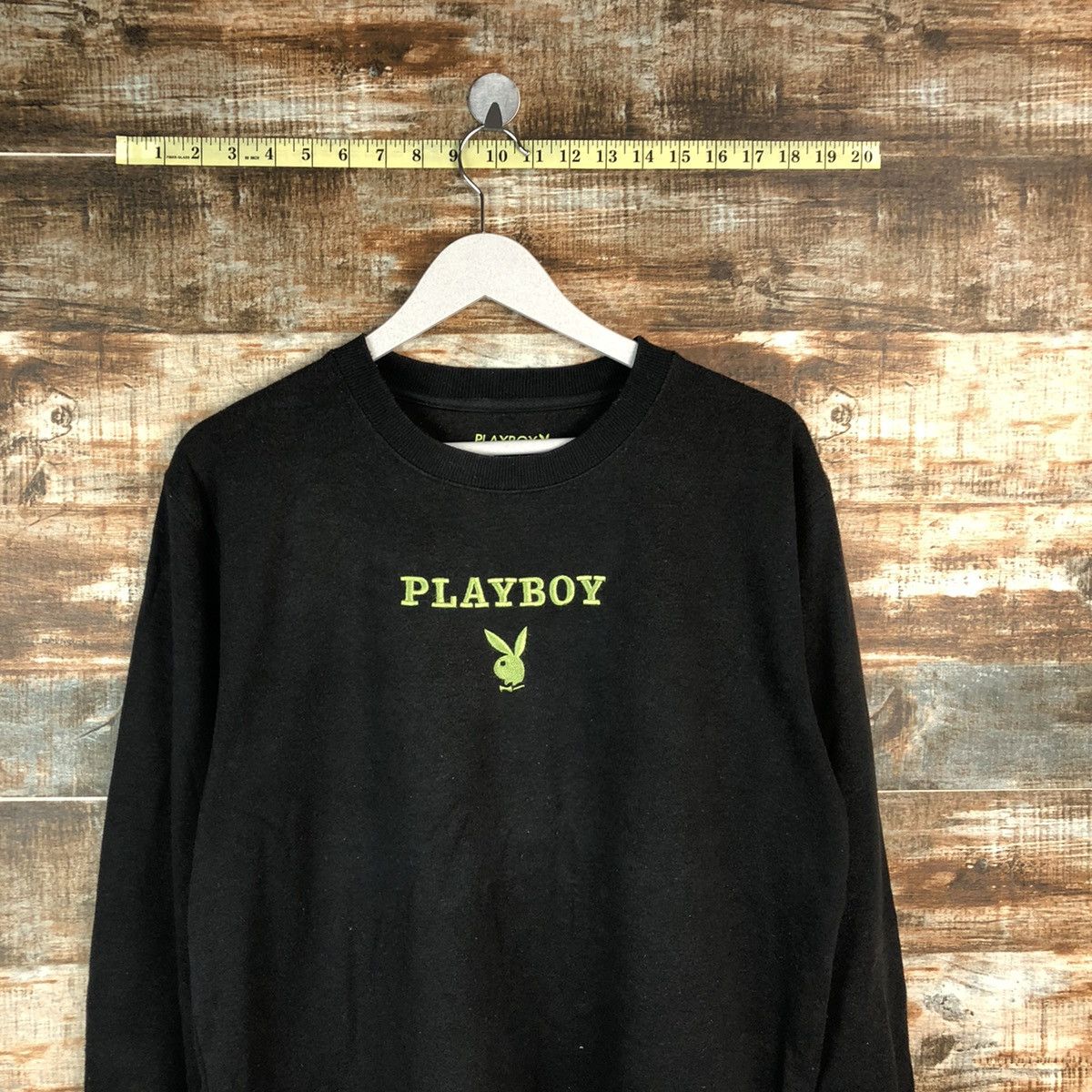 Playboy × Vintage Playboy Bunny Black Sweatshirt #A1532 Size US M / EU 48-50 / 2 - 2 Thumbnail