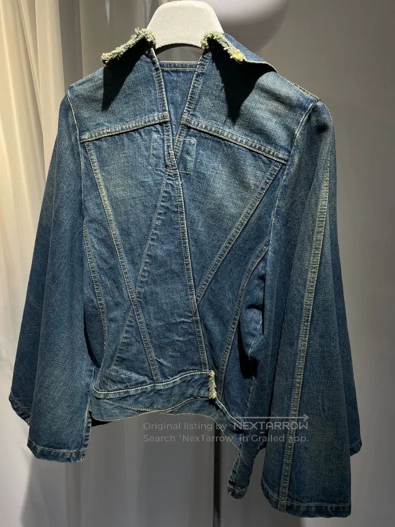 Junya Watanabe Junya Watanabe Denim Shawl Coat Size US S / EU 44-46 / 1 - 4 Thumbnail