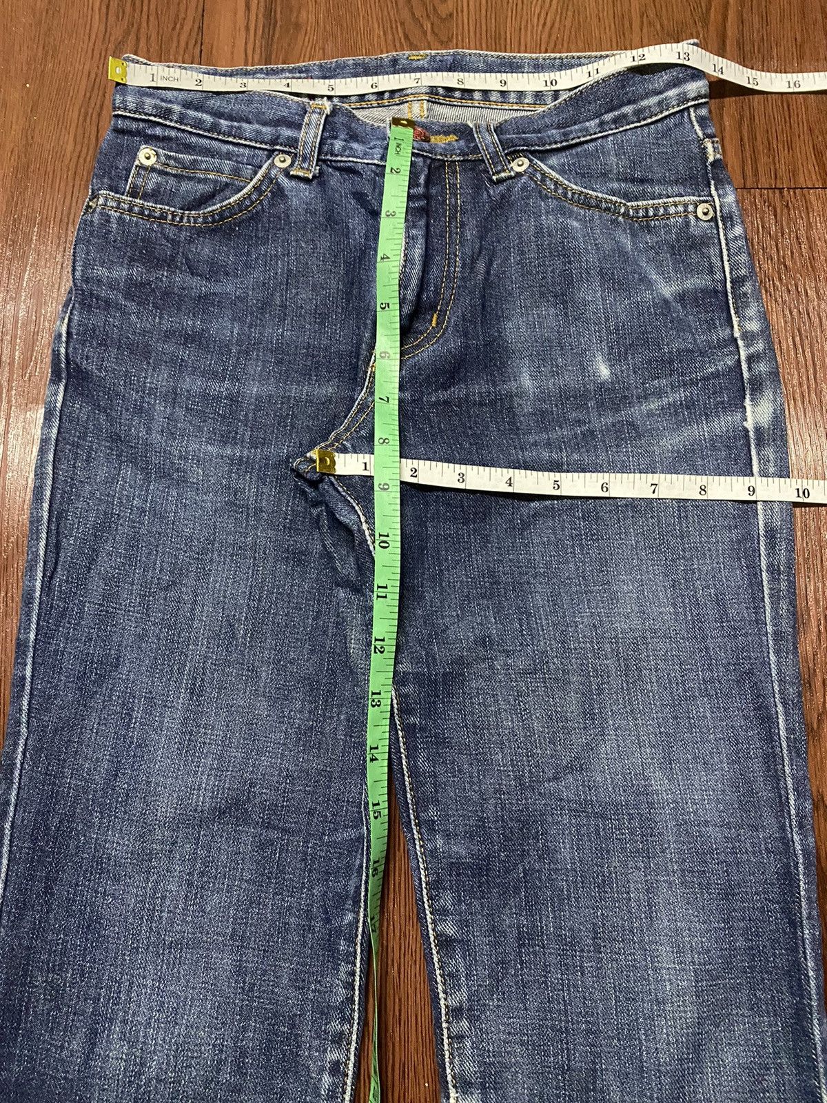 Japanese Brand Vintage Japanese Brands Blue Wash Flare Style Jeans Size US 27 - 7 Thumbnail