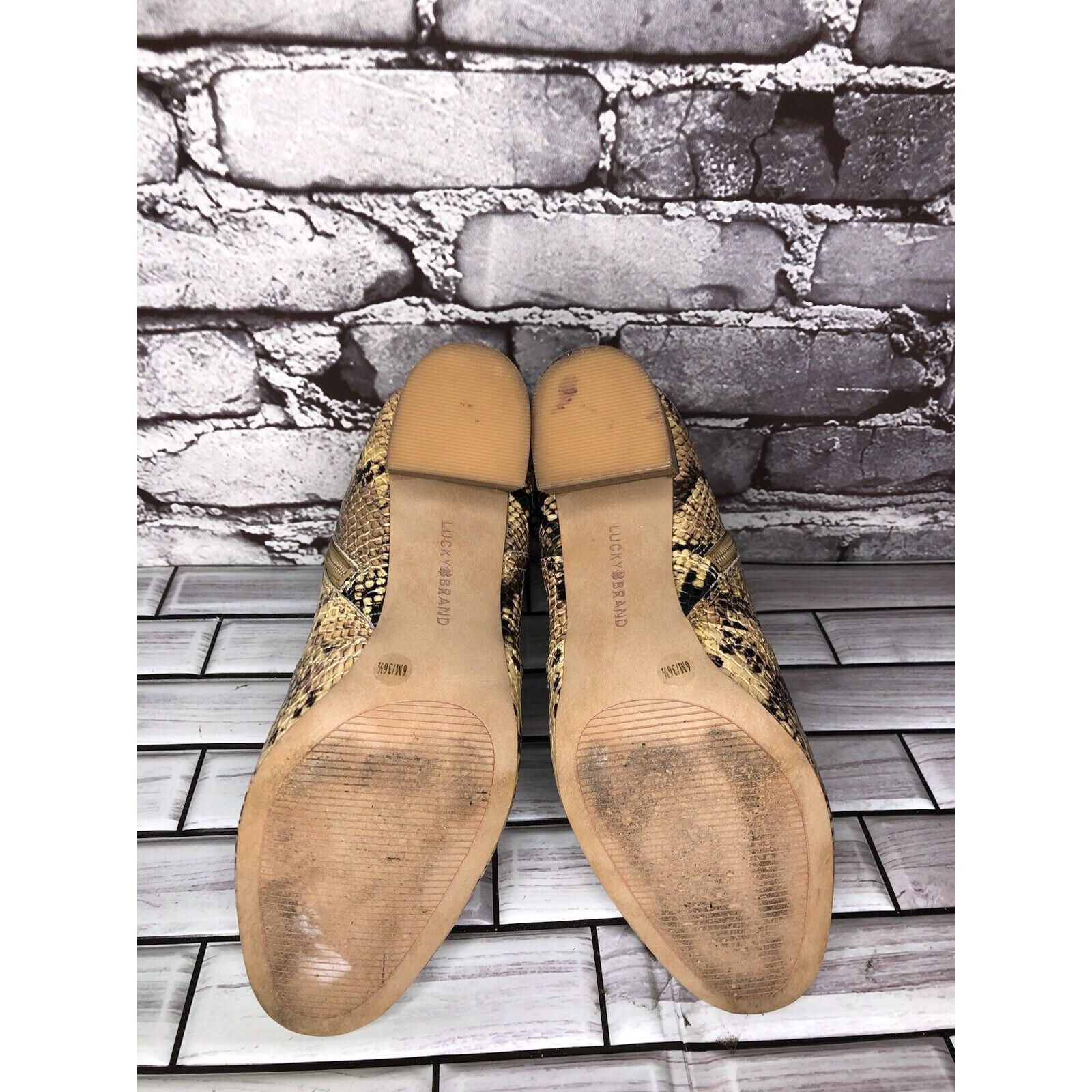 Lucky Brand Lucky Brand Sheirin Leather Round Toe Zipper Ankle Boots Wom Size US 6 / IT 36 - 8 Thumbnail