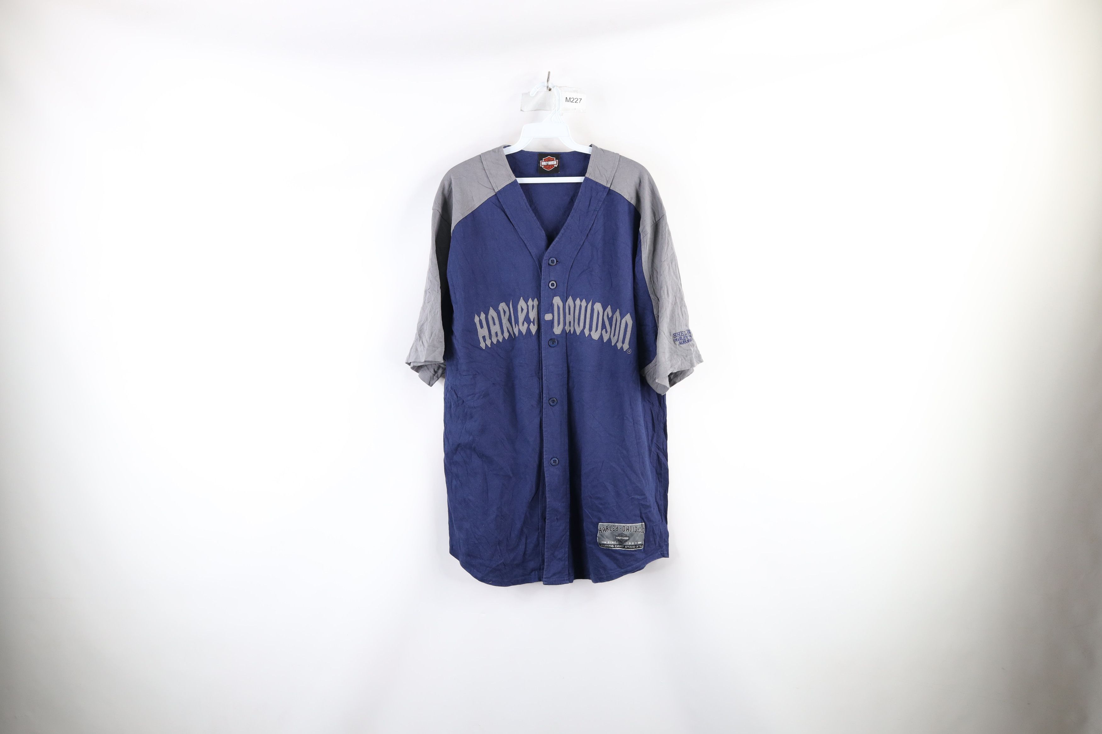 Vintage Harley Davidson Baseball Jersey