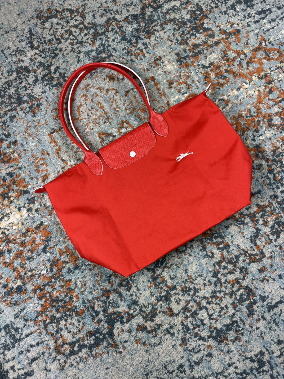 Designer Rare Longchamp Le Pilage Club shopping tote size L bag Size ONE SIZE - 3 Thumbnail
