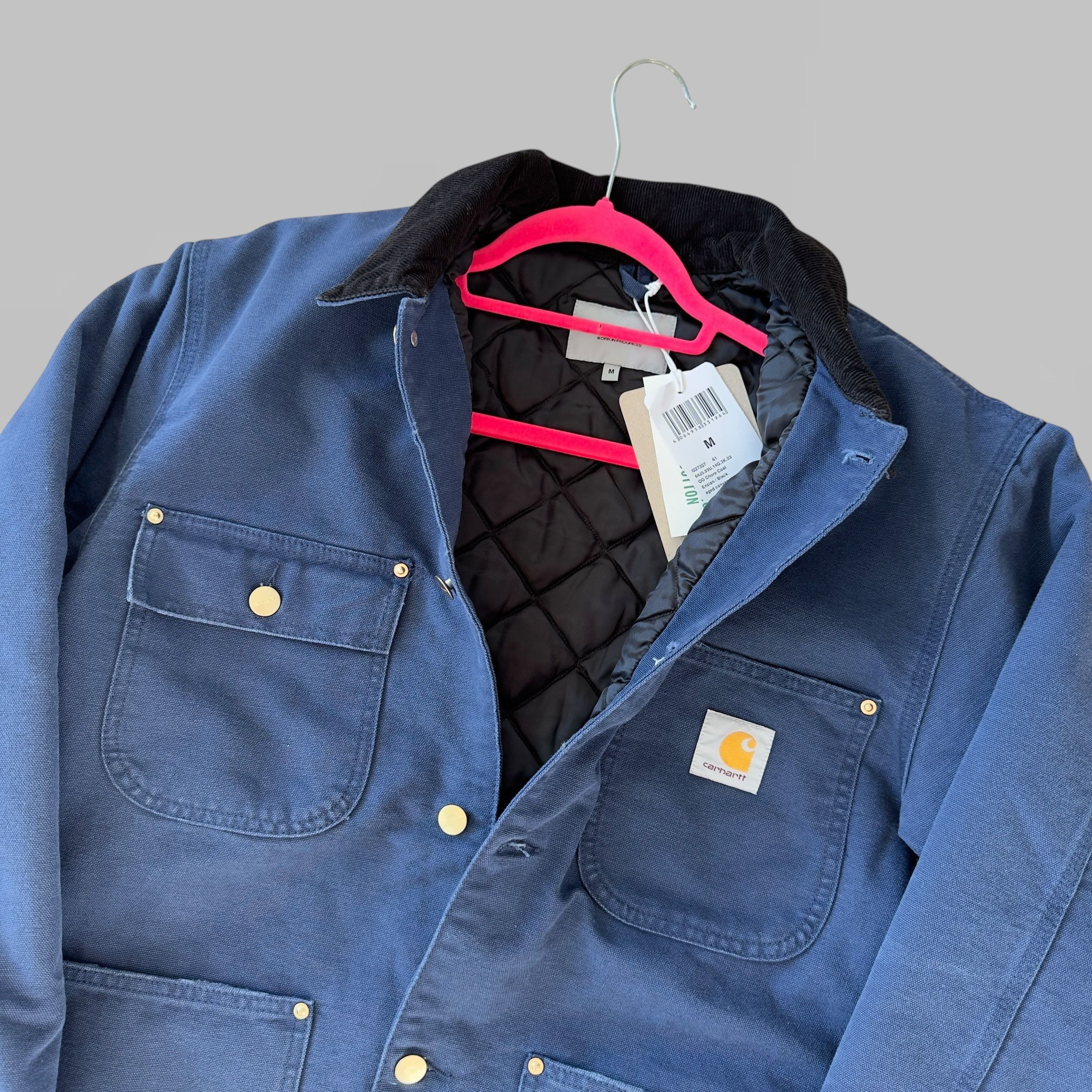 Carhartt Wip Carhartt WIP OG Chore navy jacket size M new Size US M / EU 48-50 / 2 - 4 Thumbnail