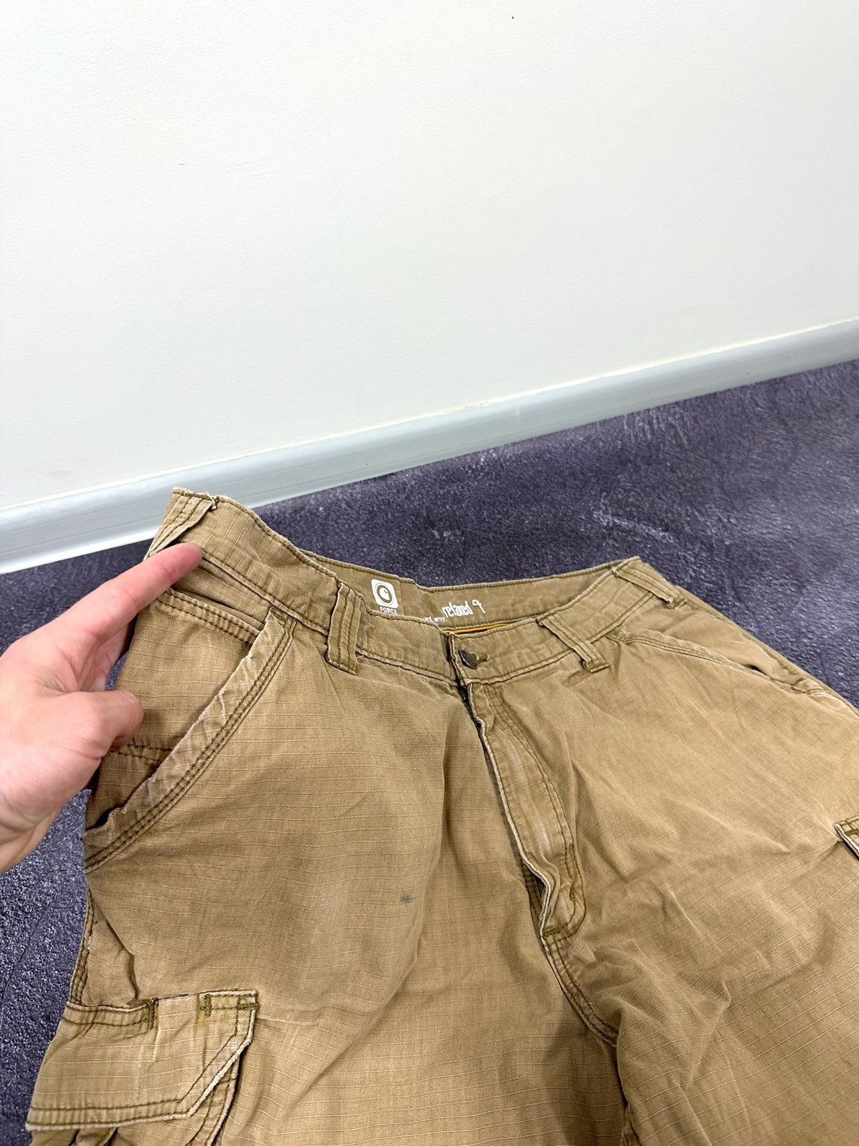 Carhartt Vintage Carhartt Cargo Carpenter USA Faded Work Y2K Pants Size US 38 / EU 54 - 10 Thumbnail