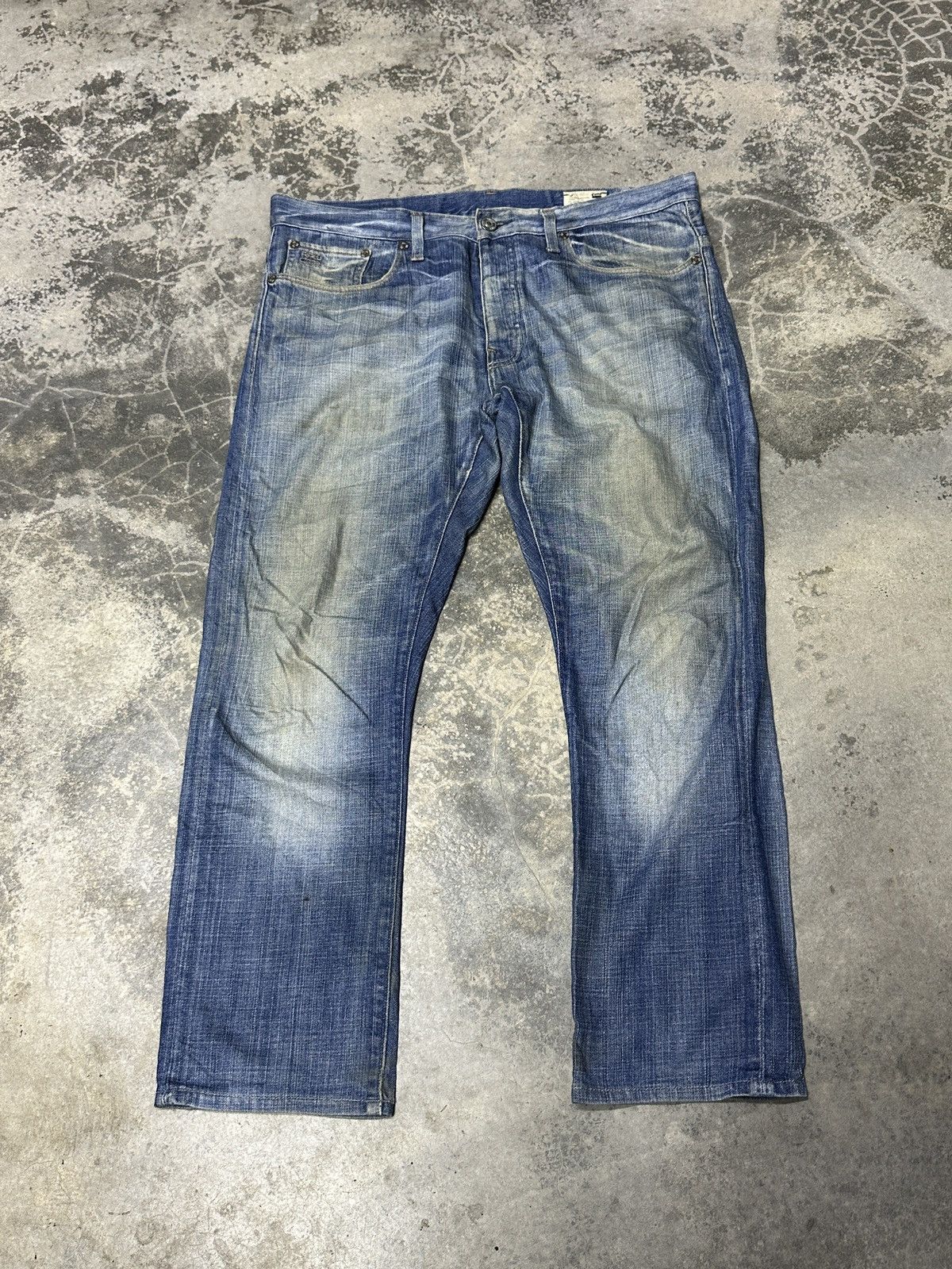 G-Star Distressed G Star Raw 3301 Denim Size US 38 / EU 54 - 1 Thumbnail