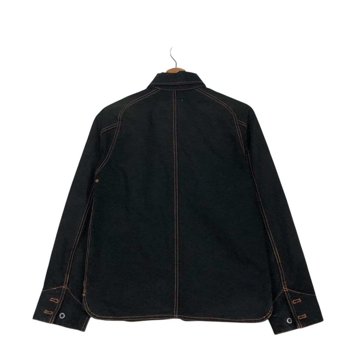Japanese Brand United Arrows Pink Label Black Zip Workwear Jacket Size US S / EU 44-46 / 1 - 9 Thumbnail