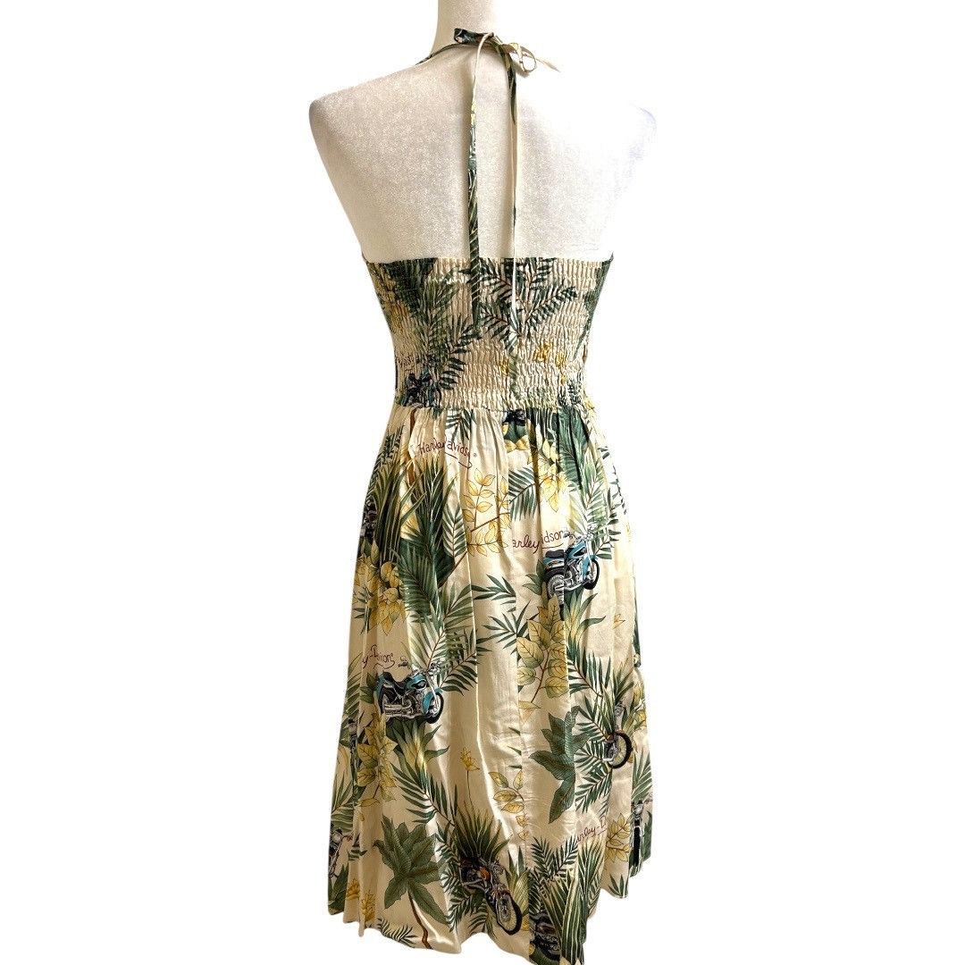 Tori Richard Tori Richard Harley-Davidson Hawaiian Halter Dress - Size Sm Size S / US 4 / IT 40 - 2 Thumbnail