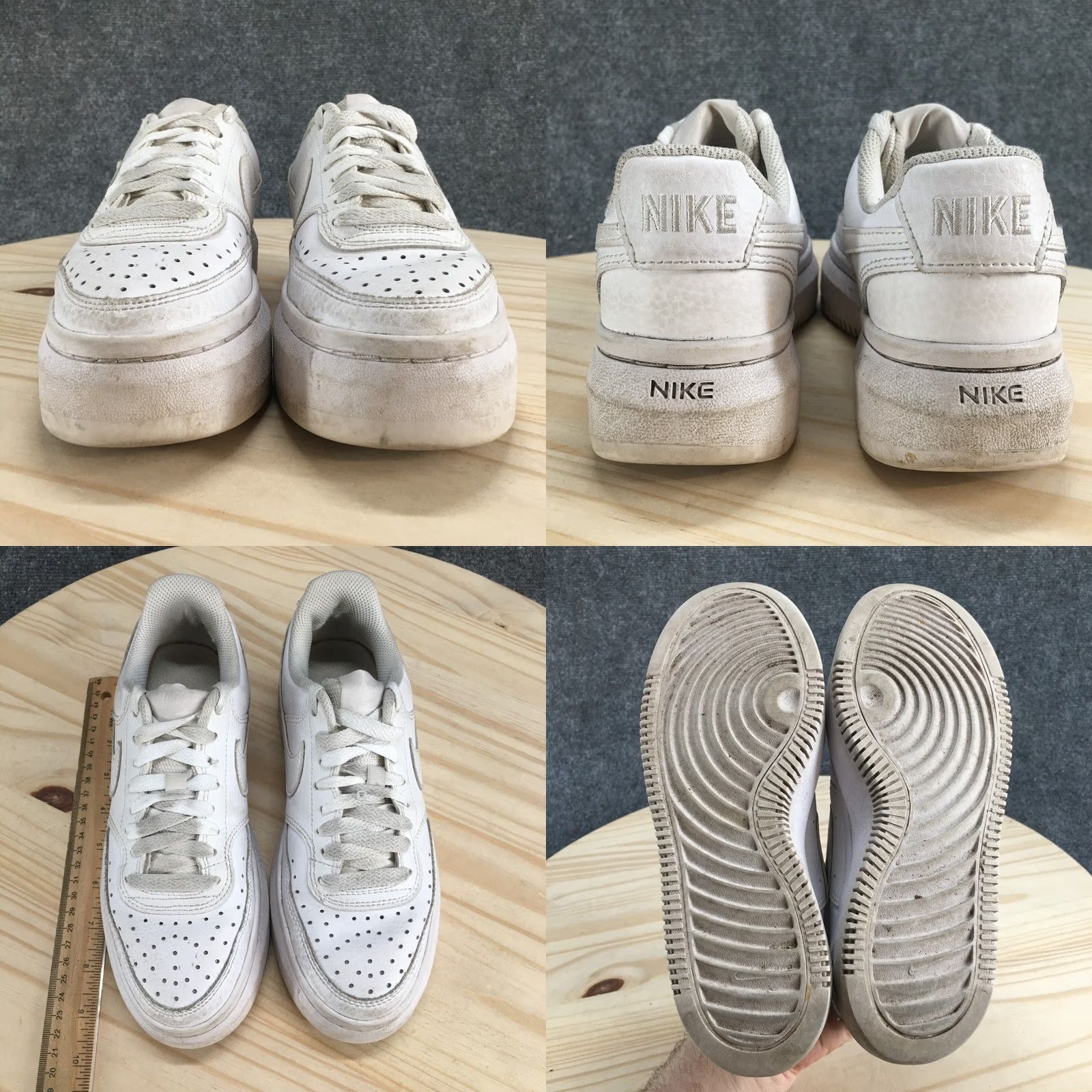 Nike Nike Court Vision Alta Sneakers Womens 7 White Lace Up Low Top Comfort Casual Shoes Size M / US 6-8 / IT 42-44 - 8 Thumbnail