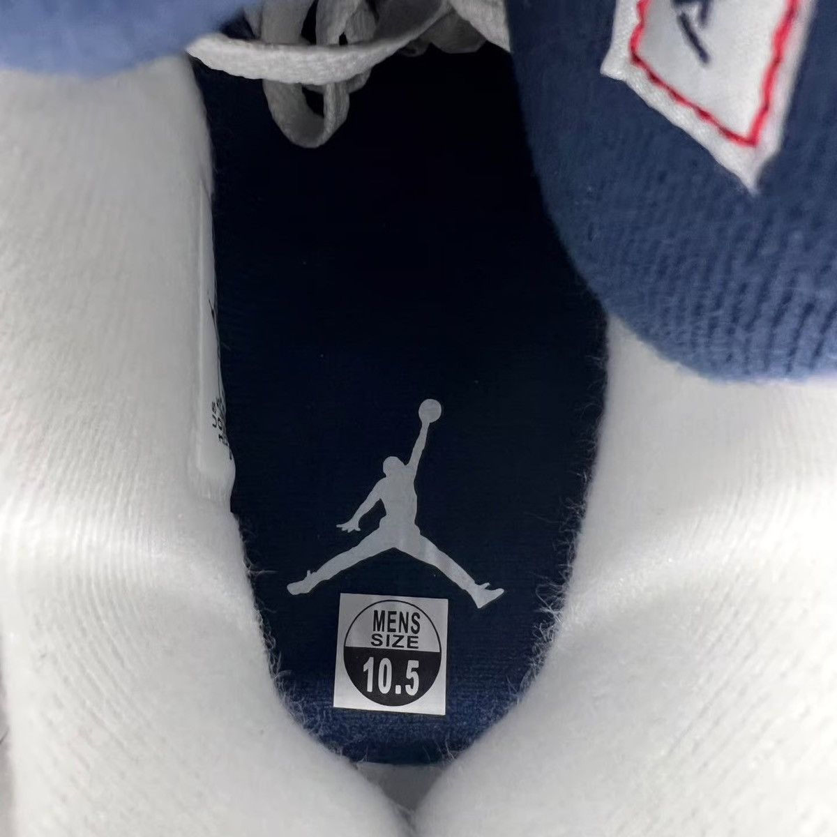 Jordan Brand Jordan 4 Retro Midnight Navy Size US 10.5 / EU 43-44 - 6 Thumbnail