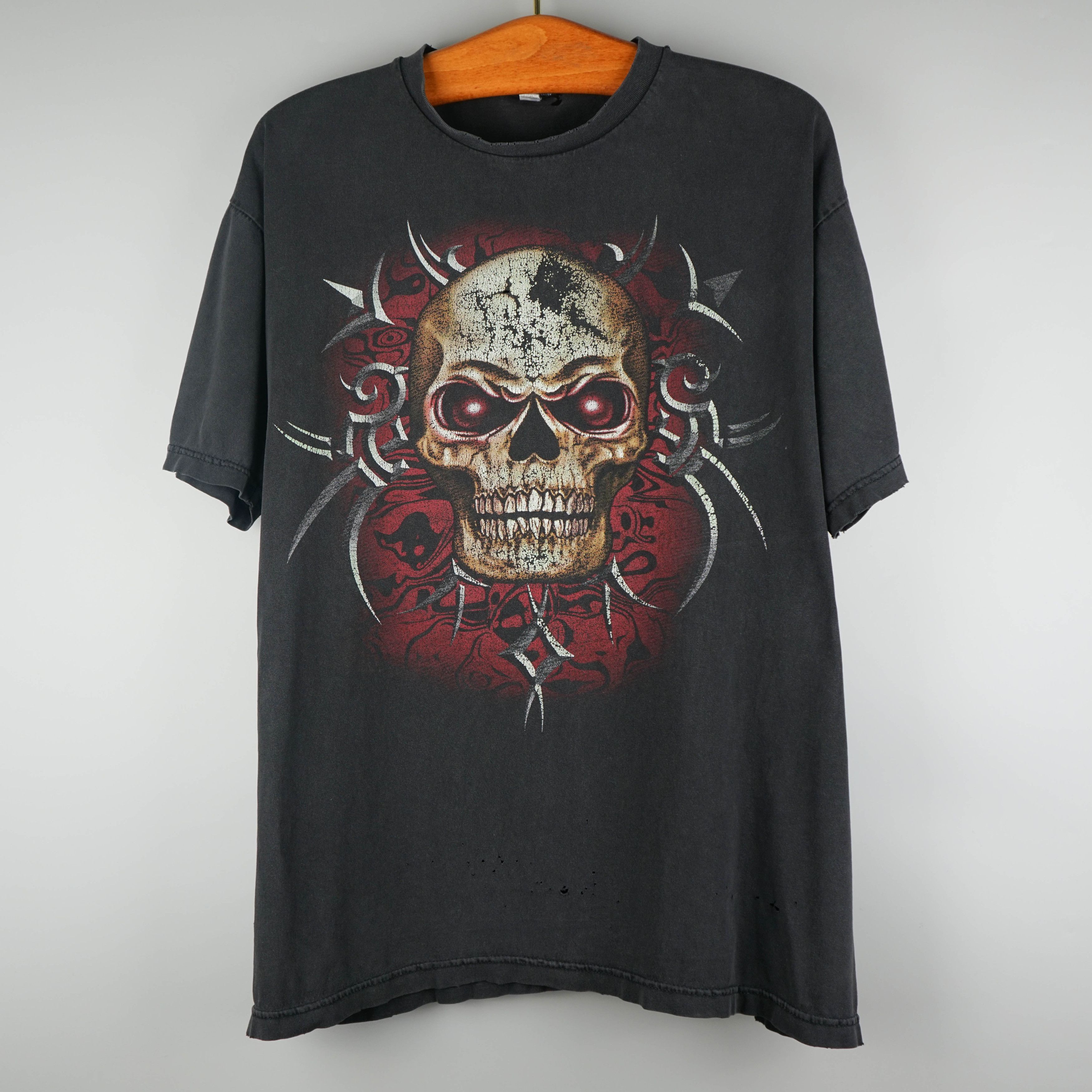 Vintage Vintage 1990s Skull Tattoo T-Shirt | Grailed