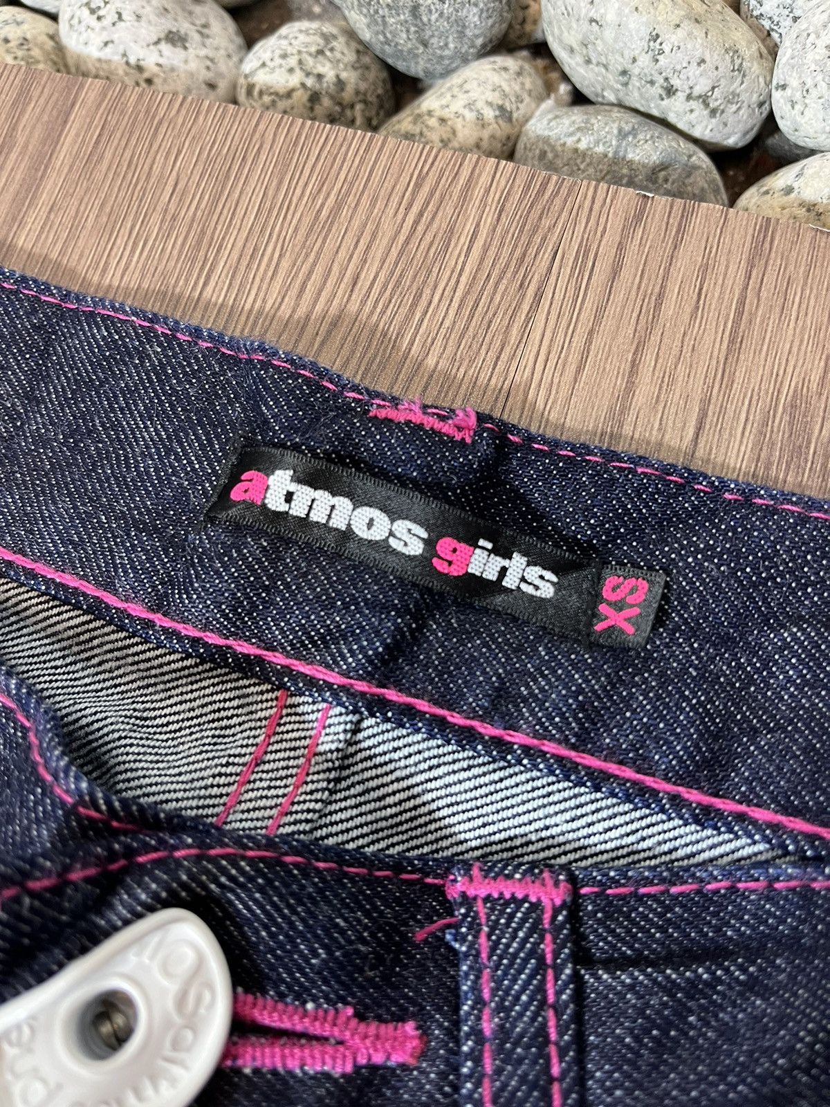 atmos Atmos Girl Pink Stitch Indigo Denim Size US 30 / EU 46 - 9 Thumbnail