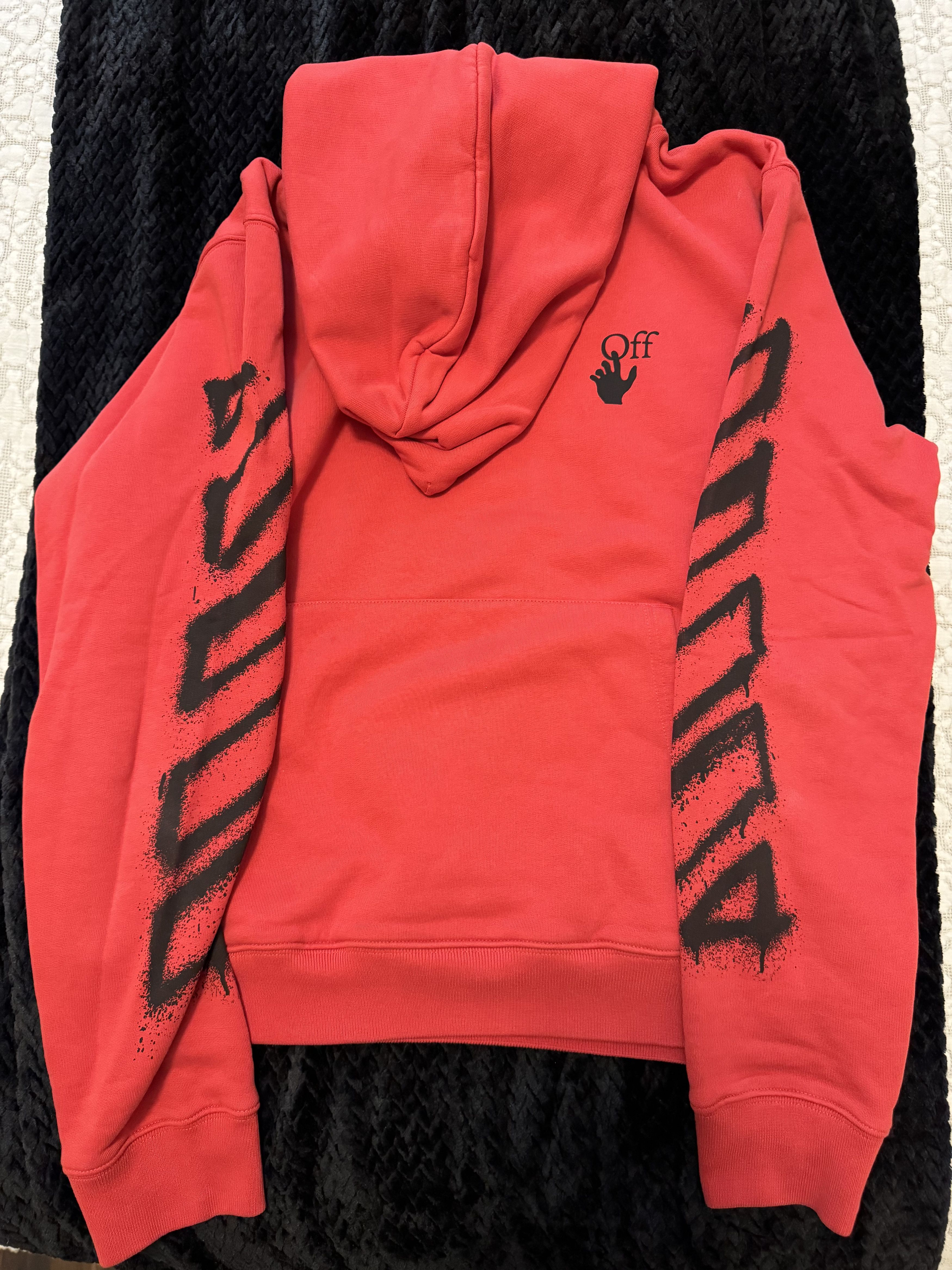 Off-White Off-White Arrows-print logo hoodie red Size US XL / EU 56 / 4 - 1 Thumbnail