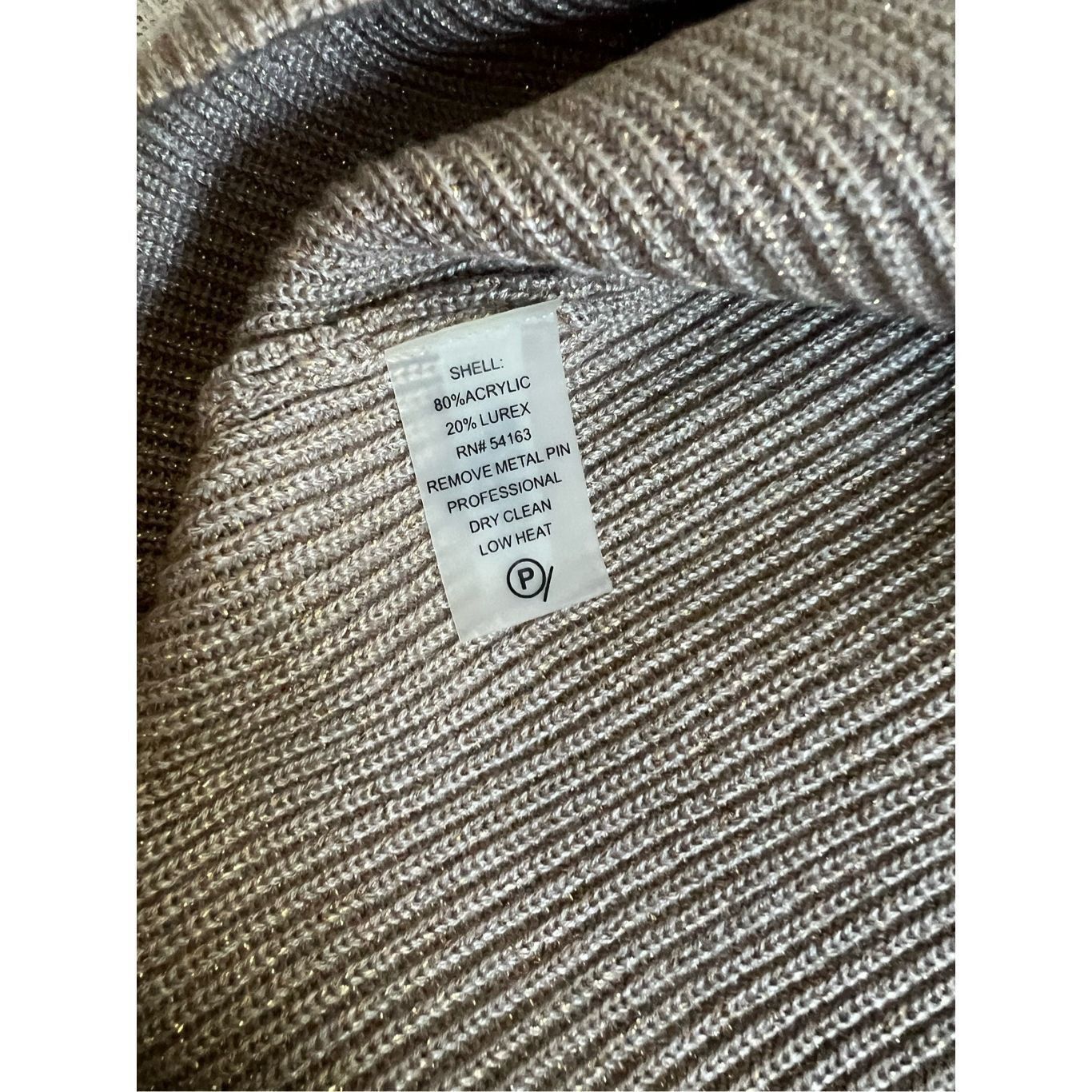 Calvin Klein Women's Calvin Klein Gold beige sweater Dress Size L Size L / US 10 / IT 46 - 12 Thumbnail