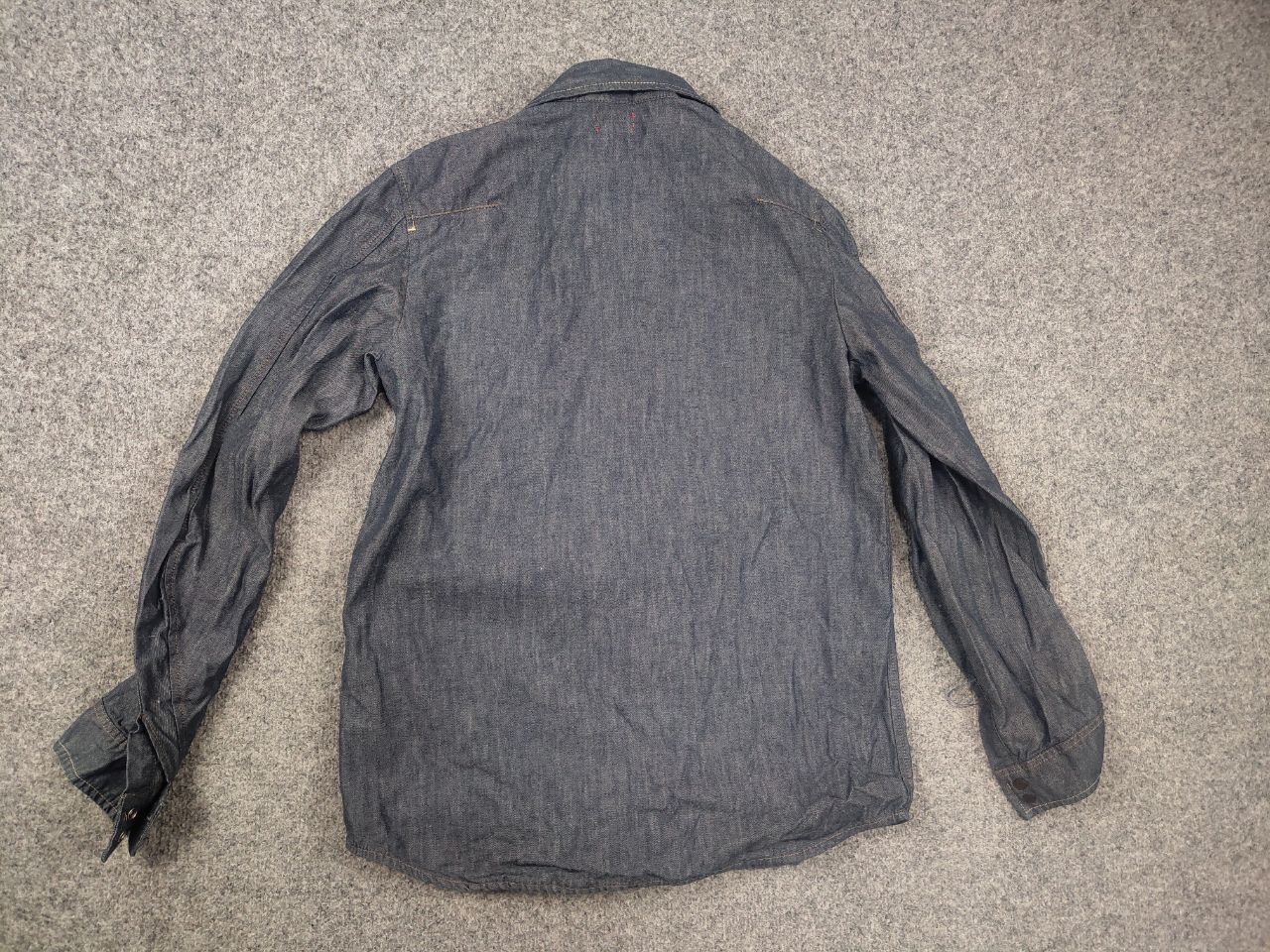 Levi's Vintage 90's Levi's Engineered Twisted Shirt Denim Pocket Size US M / EU 48-50 / 2 - 9 Thumbnail