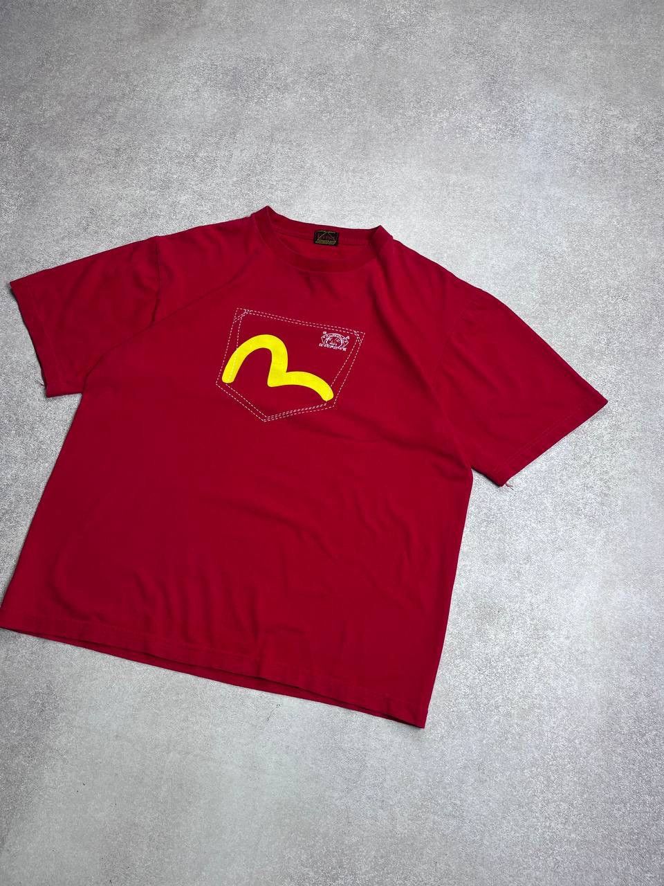 Vintage Vintage Evisu Big Logo Pocket Japanese Boxy T-shirt Y2K L Size US L / EU 52-54 / 3 - 2 Thumbnail