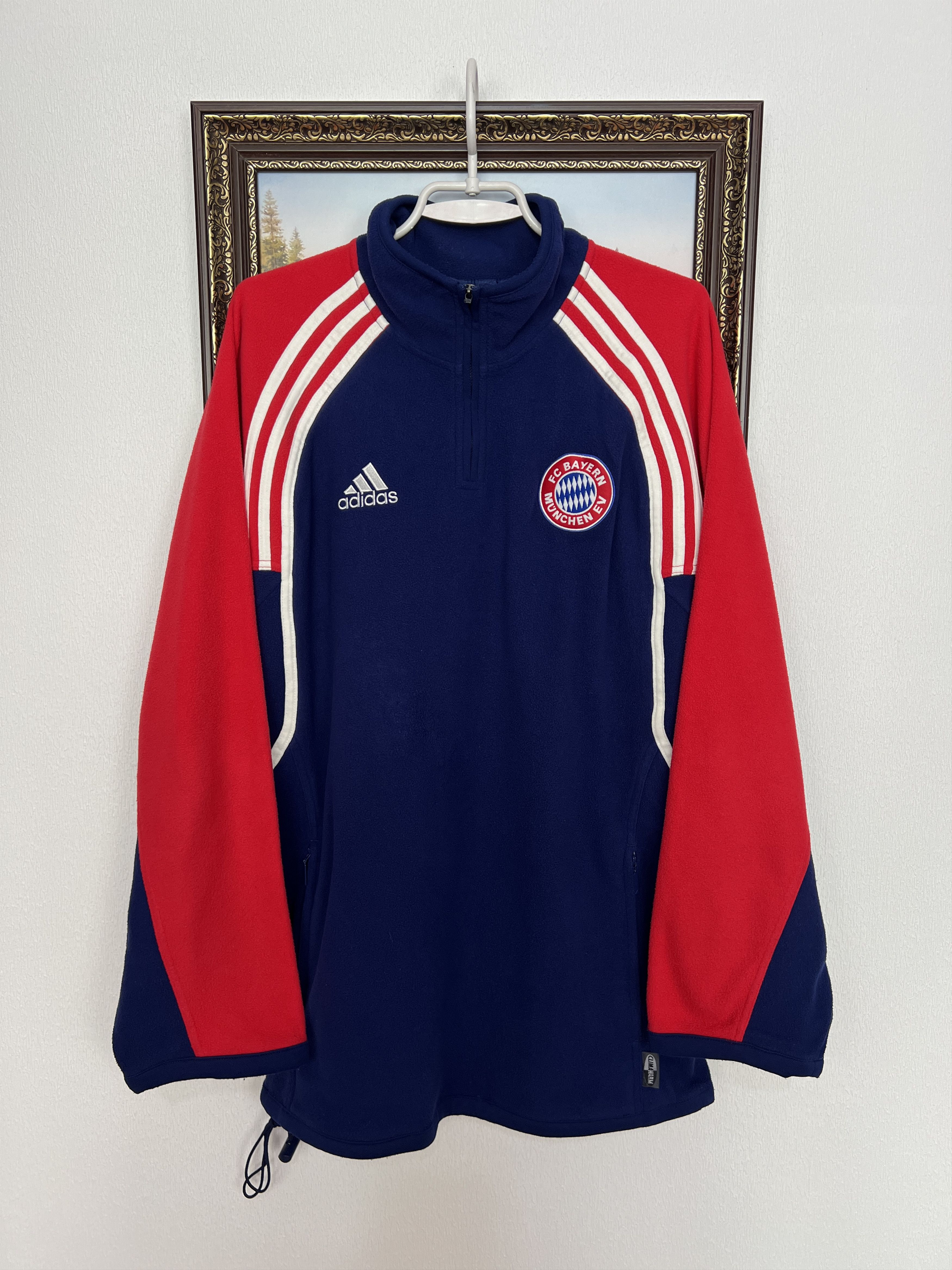 Adidas Baytern Munich Football Jacket Fleece Soccer Track Top Size US M / EU 48-50 / 2 - 1 Thumbnail