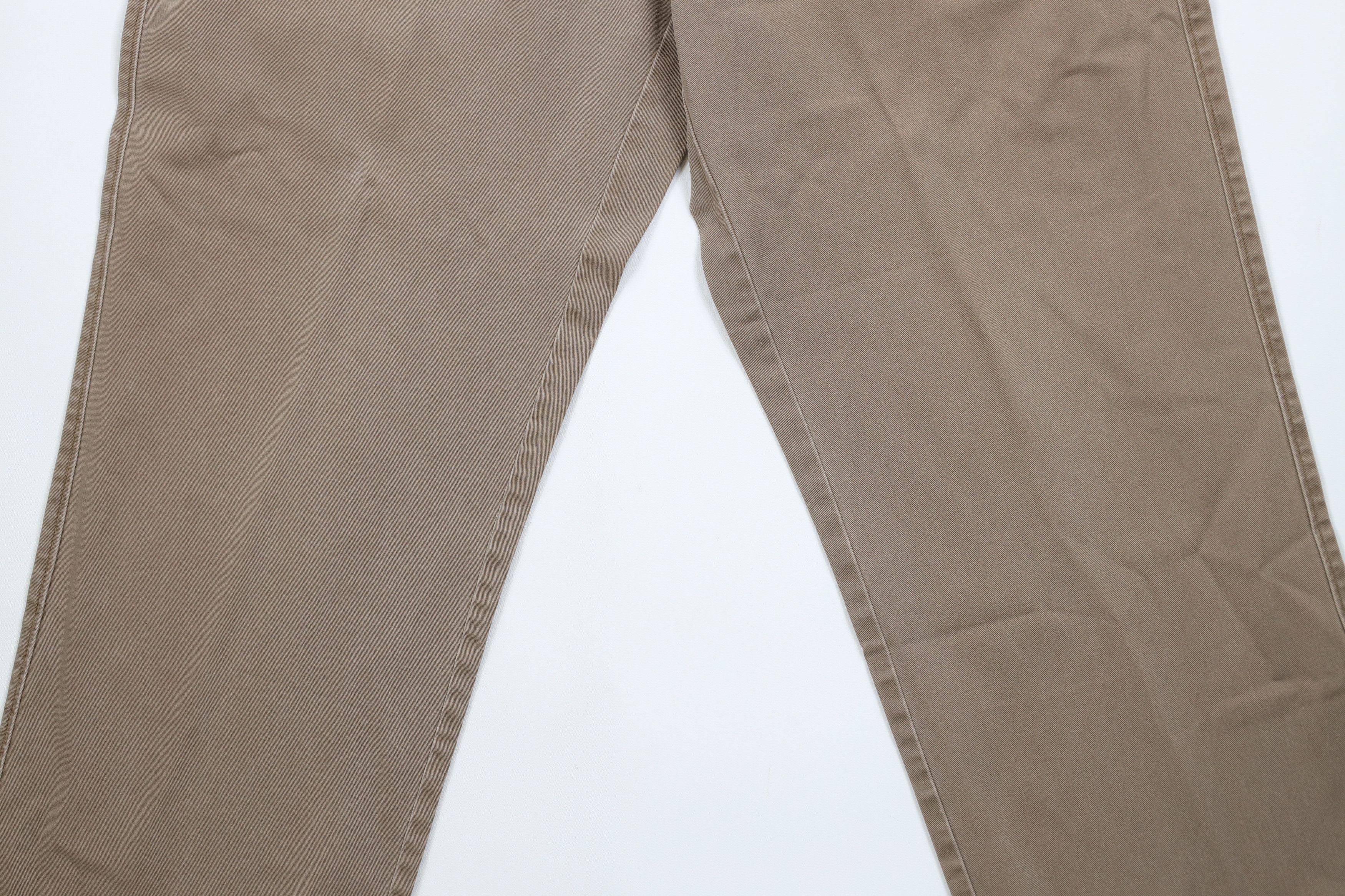 J.Crew Vintage Y2K J Crew Relaxed Wide Leg Chino Pants Brown Cotton Size US 34 / EU 50 - 3 Thumbnail