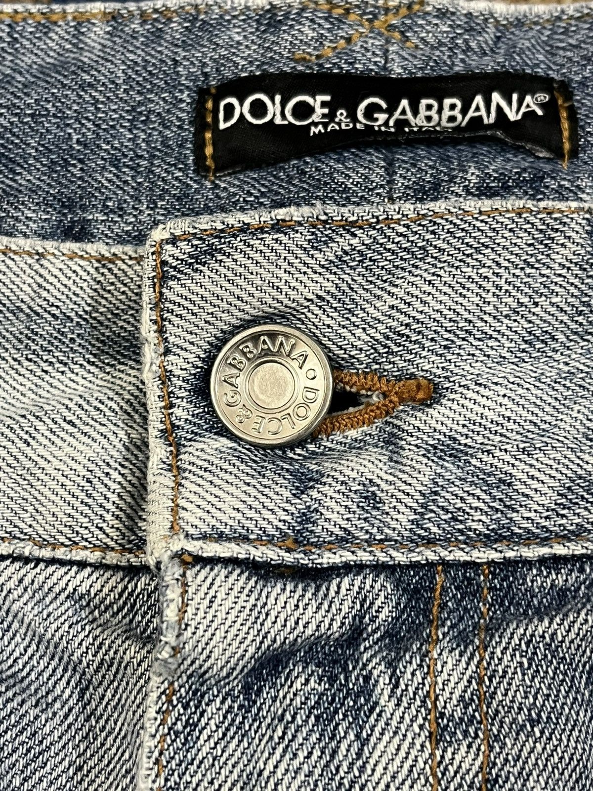 Dolce & Gabbana Vintage Dolce&Gabbana Distressed Denim Size US 31 - 9 Thumbnail