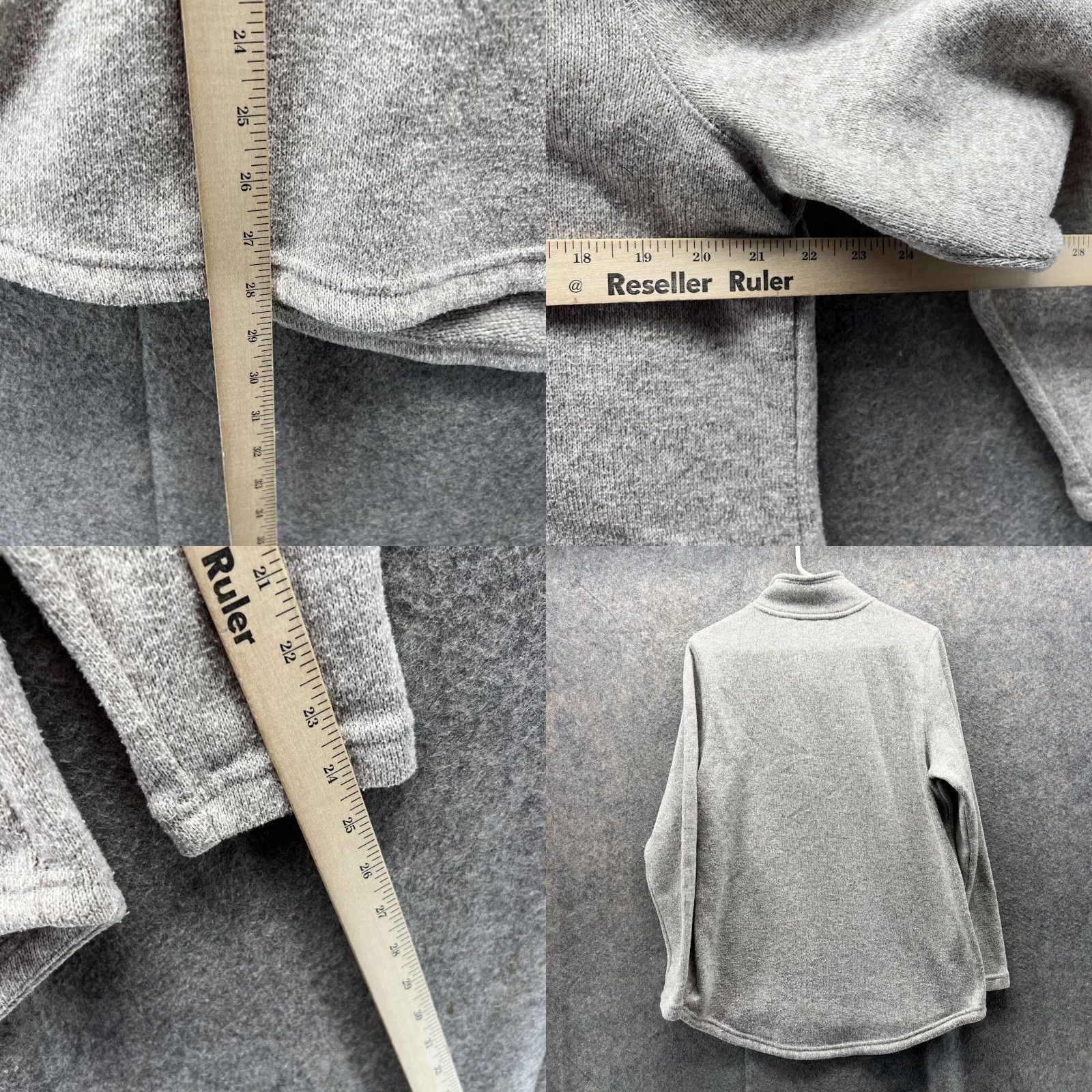Vintage Marley Lilly Sweater Women Large Beige Mock Neck Fleece Long Sleeve Pullover Size L / US 10 / IT 46 - 8 Thumbnail