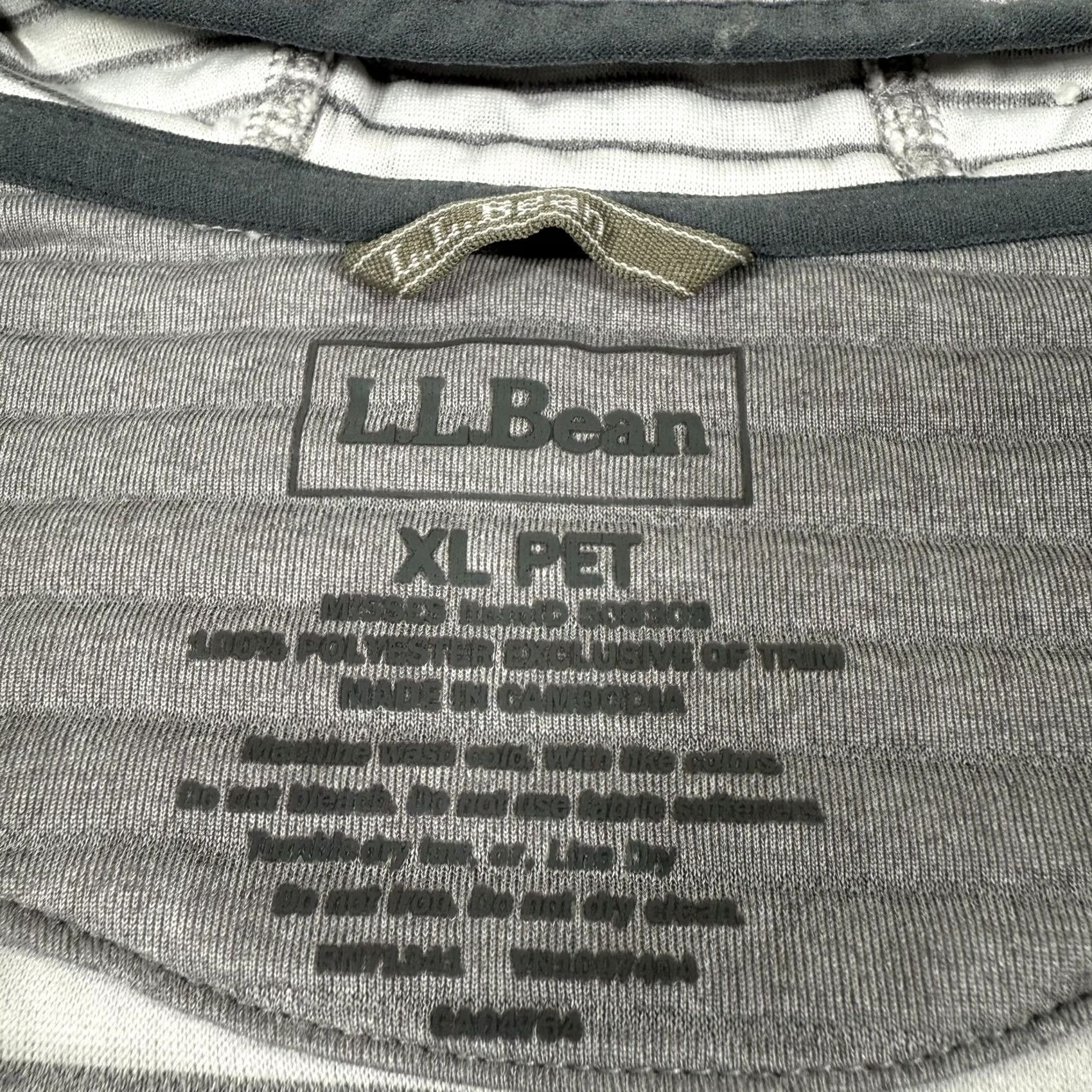 Vintage L.L. Bean Jacket Womens XL Petite Gray Airlight Knit Zip Up Sweater Outdoor Hike Size XL / US 12-14 / IT 48-50 - 7 Thumbnail