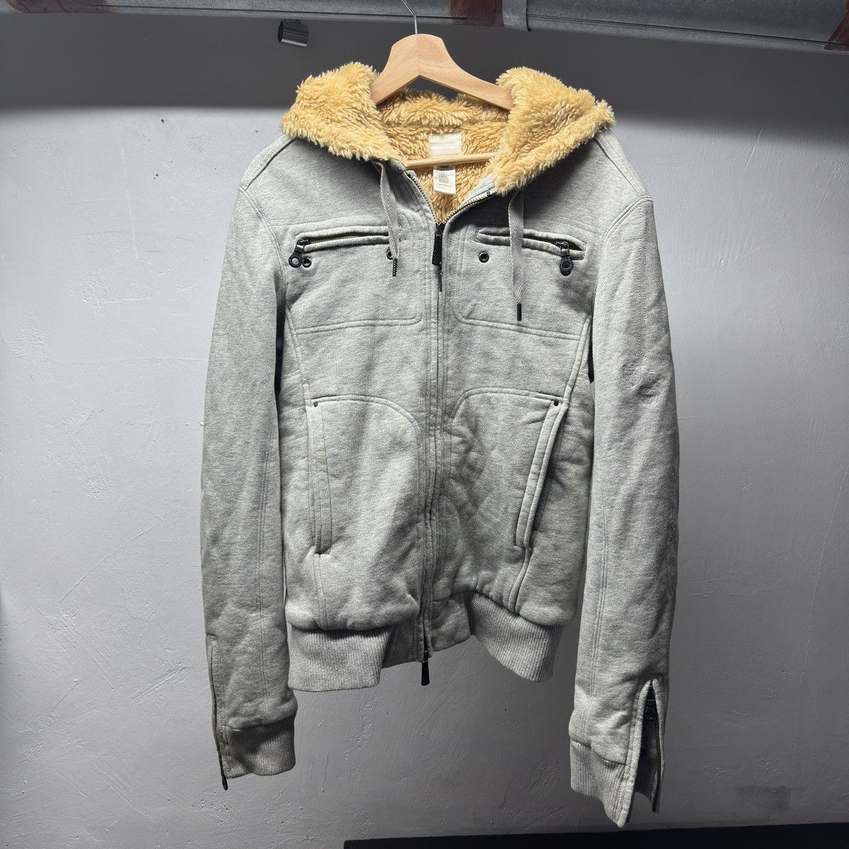 Diesel Diesel Faux Fur Lined Zip Up Hoodie ifsixwasnine ERD Grunge Size US L / EU 52-54 / 3 - 10 Thumbnail