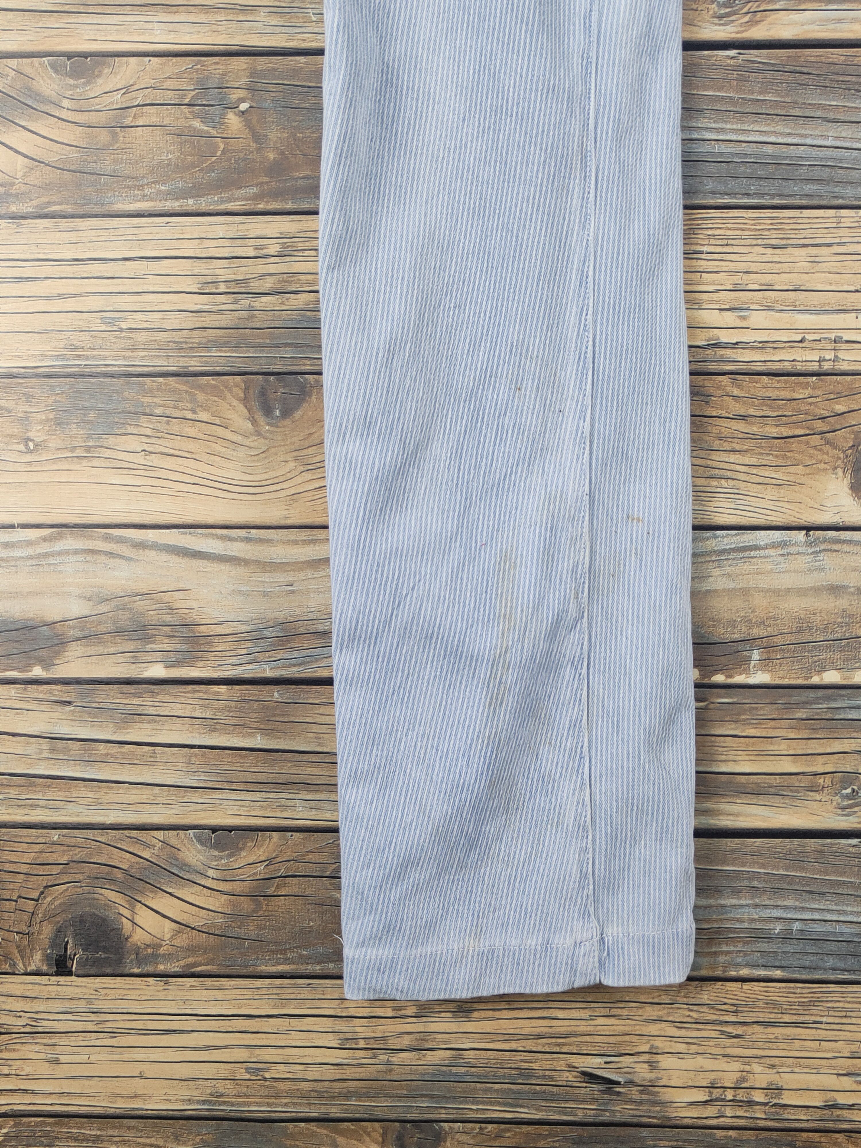 Japanese Brand FieldCore Light Blue Distressed Soft Jeans #W2006 Size US 31 - 9 Thumbnail