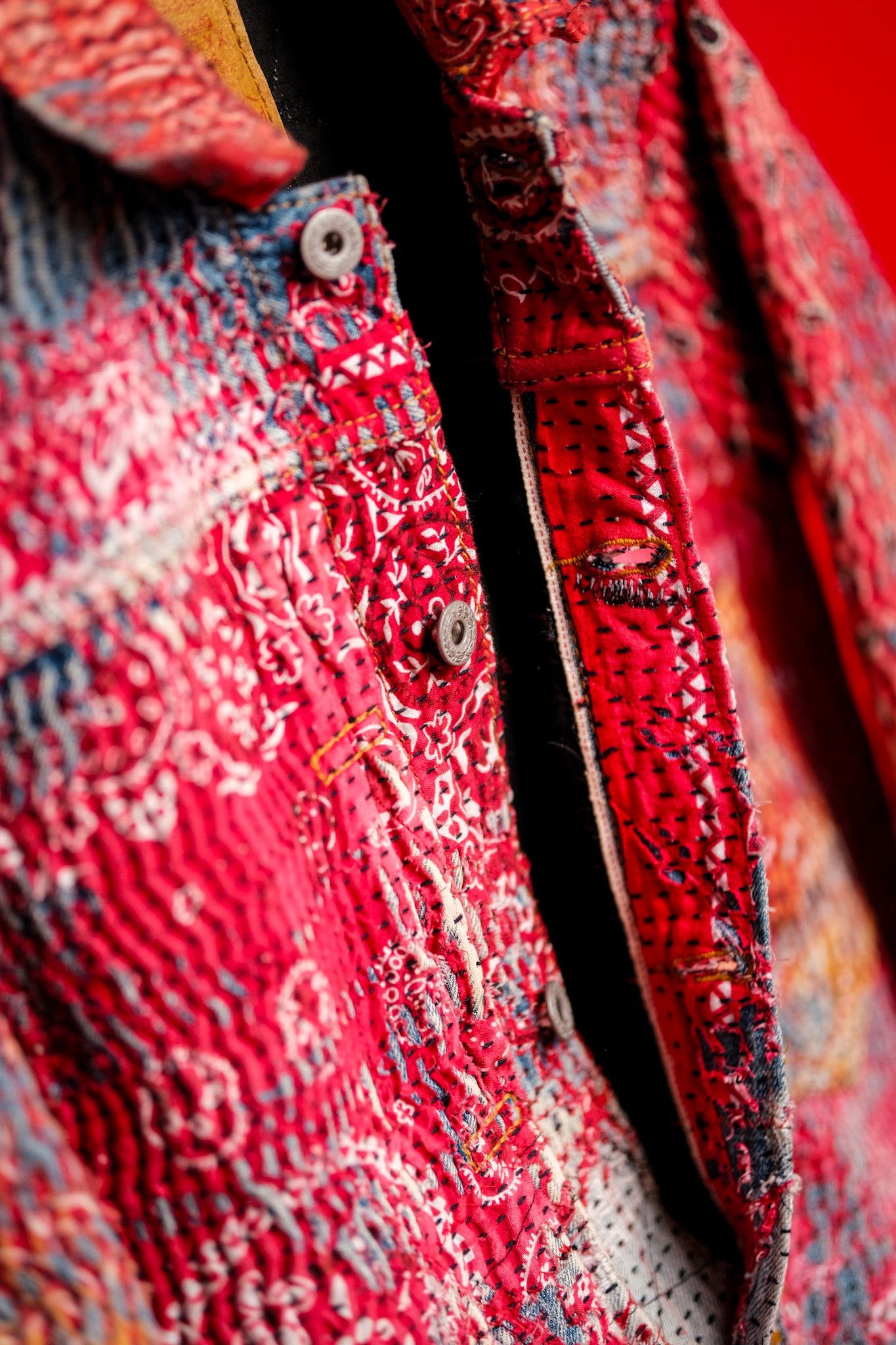 Levi's Levi's 506 Selvedge X Sashiko Boro Jacket Type 1 Size US M / EU 48-50 / 2 - 12 Thumbnail