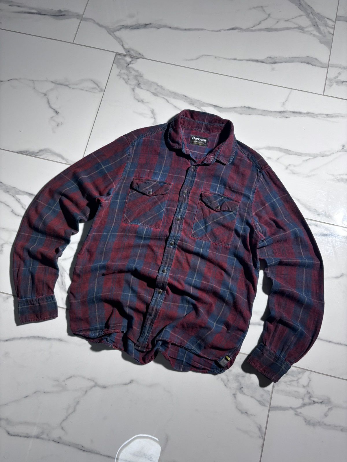 Barbour Barbour International Shirts Plaid Pocket Cargo Checkered Size US M / EU 48-50 / 2 - 1 Thumbnail
