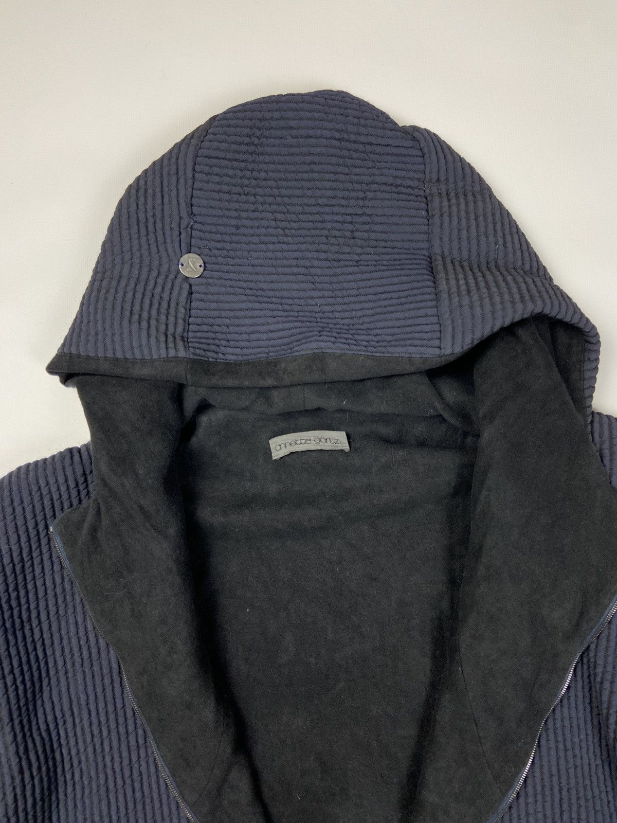 Annette Gortz × Designer Annette Gortz Avant-Garde Zip Relaxed Wool Womens Jacket Size XS / US 0-2 / IT 36-38 - 9 Thumbnail