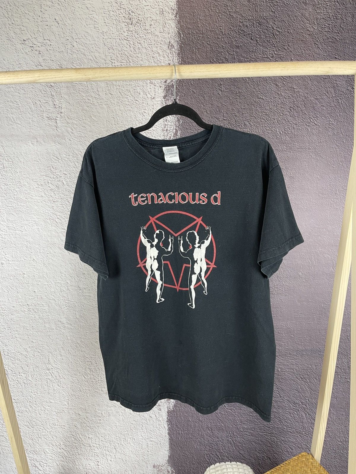 Band Tees Gildan vintage y2k tenacious d band tee shirt rare Size US L / EU 52-54 / 3 - 1 Thumbnail