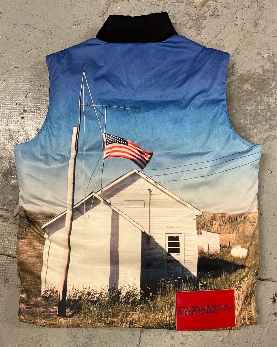 Calvin Klein × Vintage FW2018 Raf Simons Calvin Klein USA Puffer Vest Size US M / EU 48-50 / 2 - 1 Thumbnail
