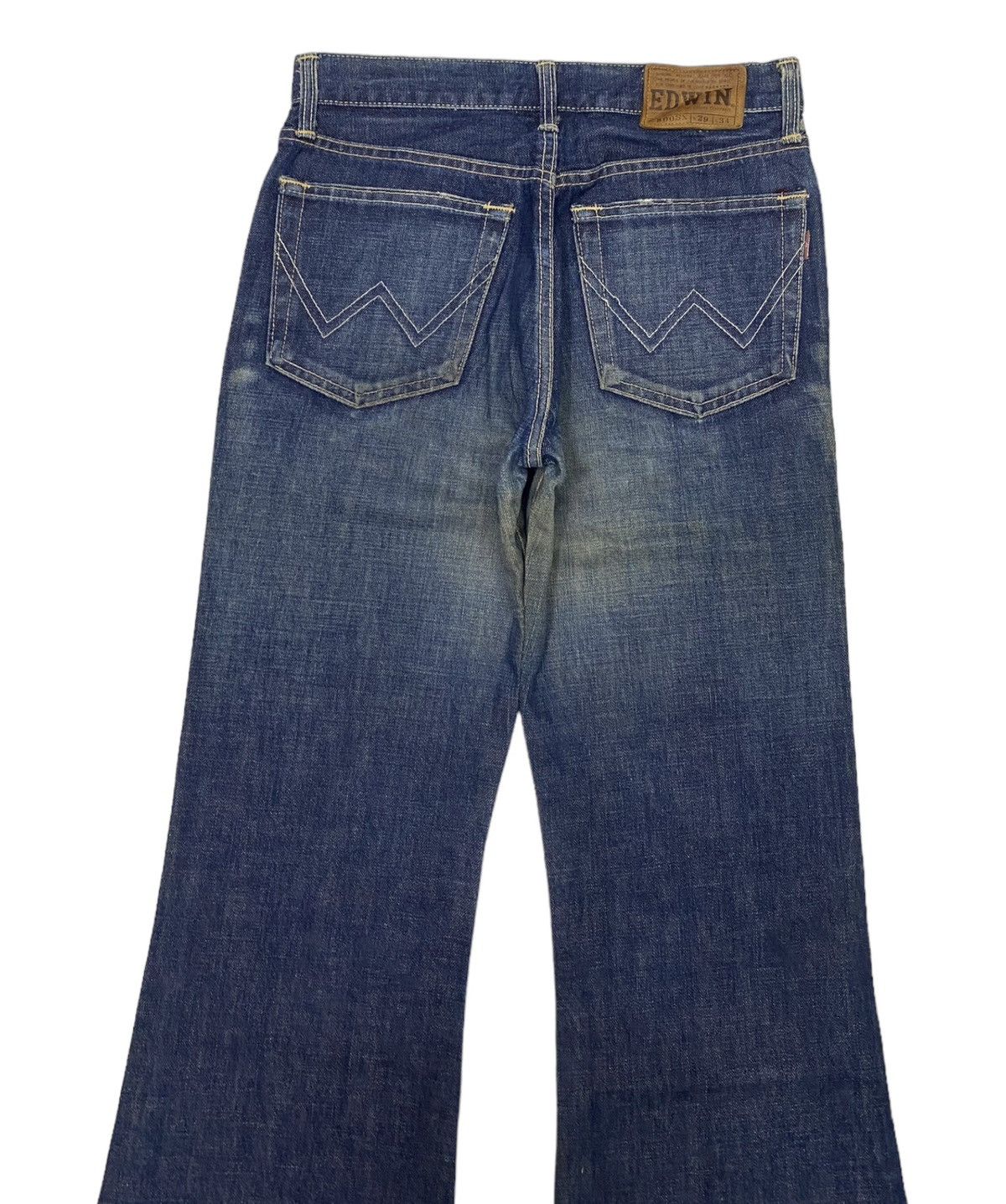 Edwin FLARE JEANS EDWIN 800sx DISTRESS BELL BOTTOM DENIM JEANS Size US 28 / EU 44 - 6 Thumbnail