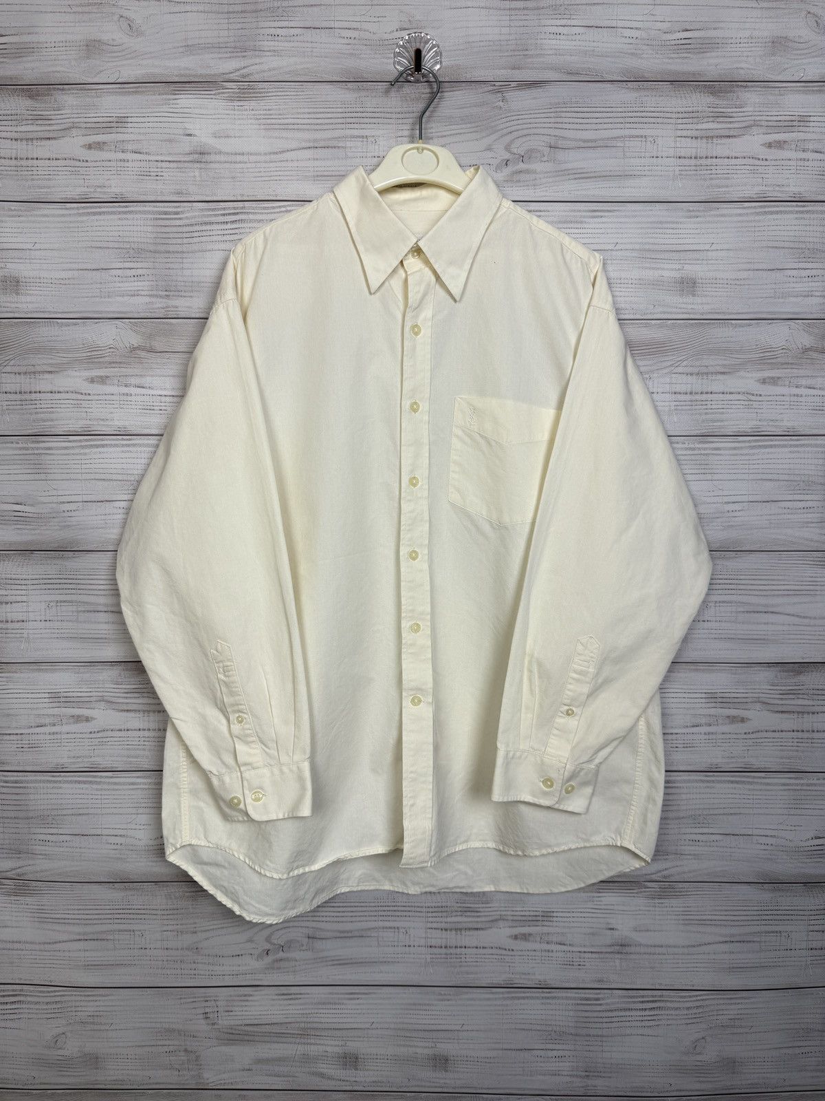 Yves Saint Laurent Vintage Yves Saint Laurent YSL Shirt Luxury Size US XL / EU 56 / 4 - 1 Thumbnail