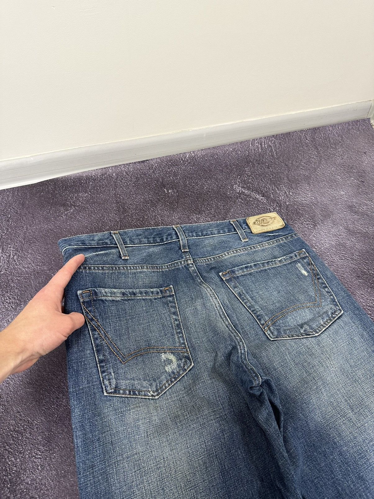 Dickies Vintage Dickies Distressed USA Faded Opium Work Hype Jeans Size US 34 / EU 50 - 4 Thumbnail