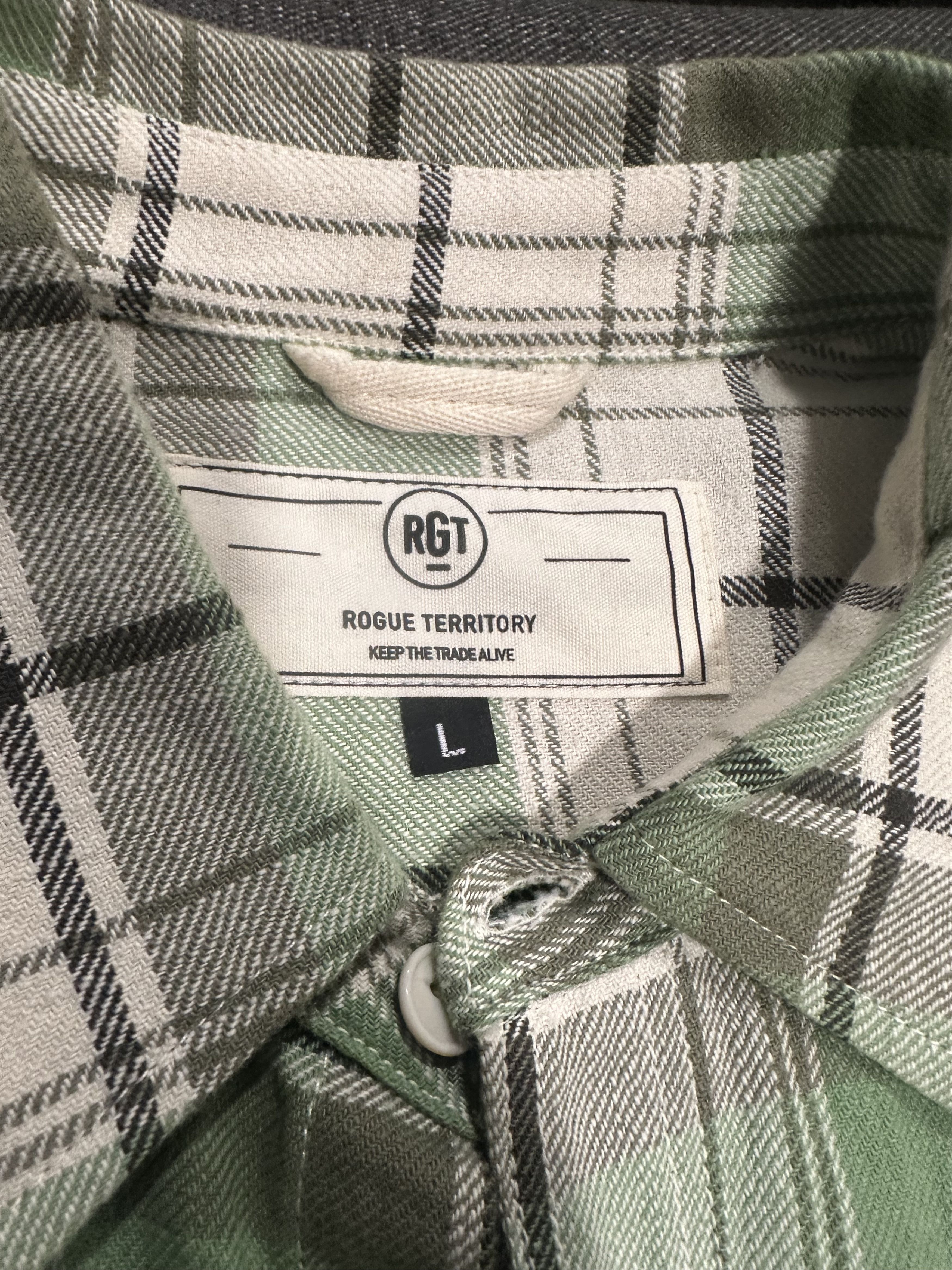Rogue Territory Field Shirt- Slub Plaid Size US L / EU 52-54 / 3 - 3 Thumbnail