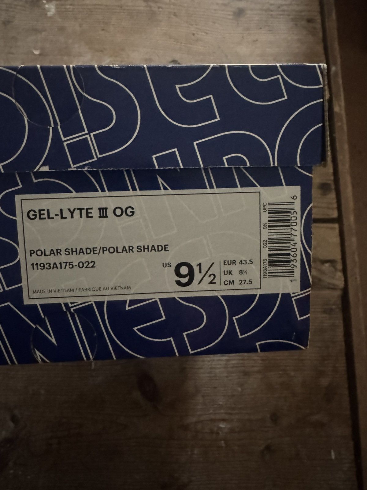 Asics × Ronnie Fieg KITH Ronnie FIEG ASICS GEL-Lyte III Super Blue Gray RARE Size US 9.5 / EU 42-43 - 11 Thumbnail