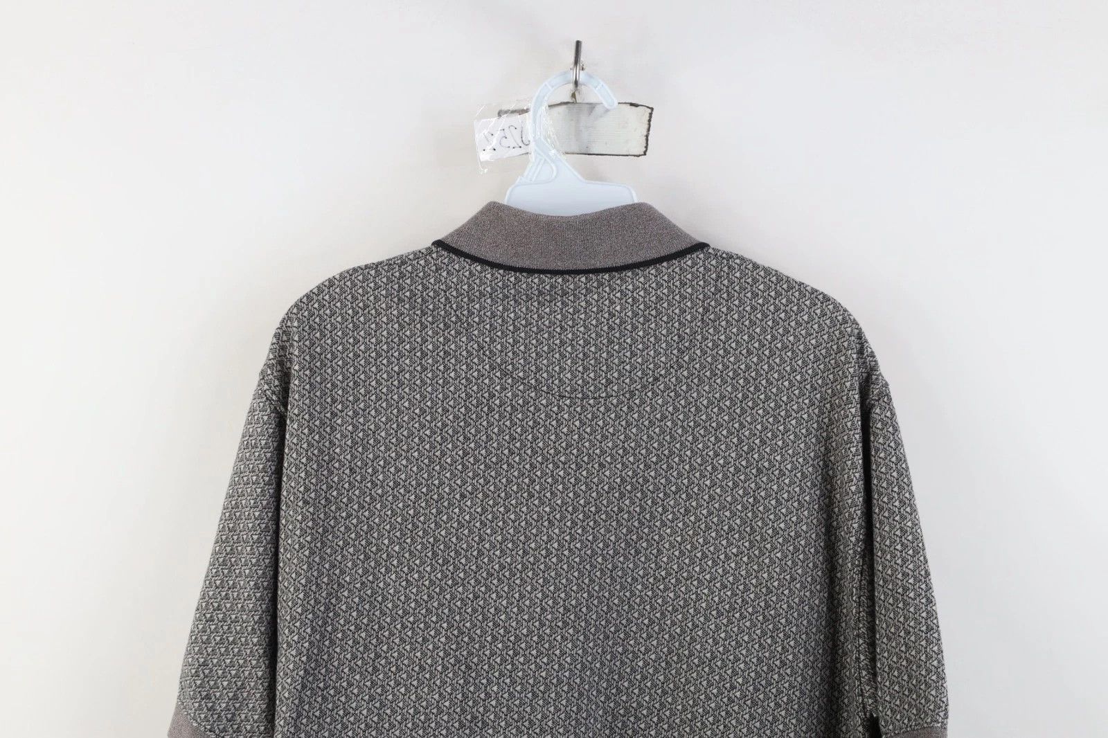 Vintage Vintage 90s Streetwear Knit Collared Golf Polo Shirt Gray Size US M / EU 48-50 / 2 - 10 Thumbnail