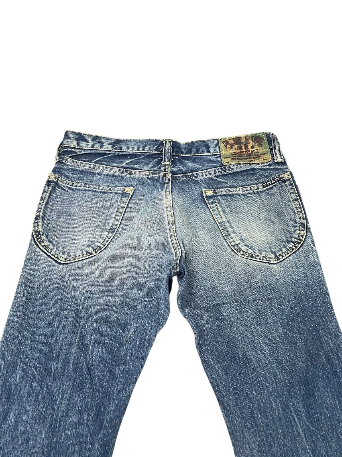 Blue Blue Japan Straight Jeans Blue Blue Japan Faded Washed 4🟦0 Size US 29 - 13 Thumbnail