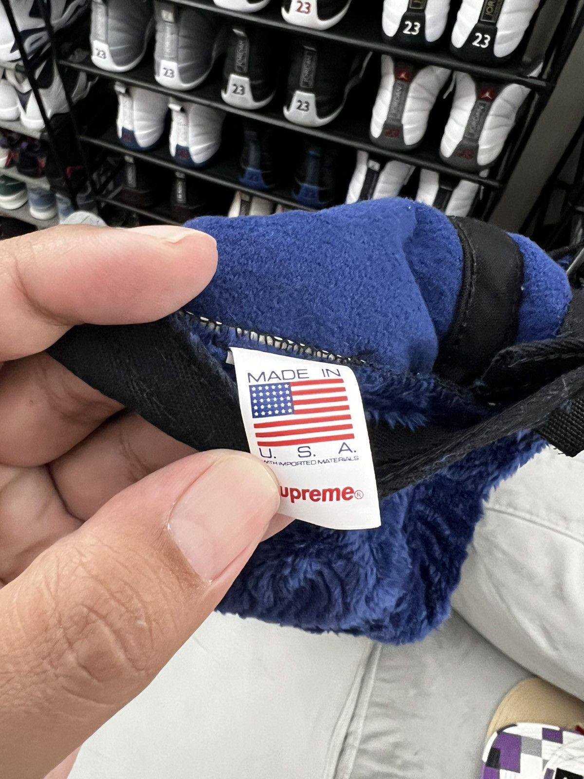 Supreme Supreme Navy Blue Cap Size ONE SIZE - 8 Thumbnail