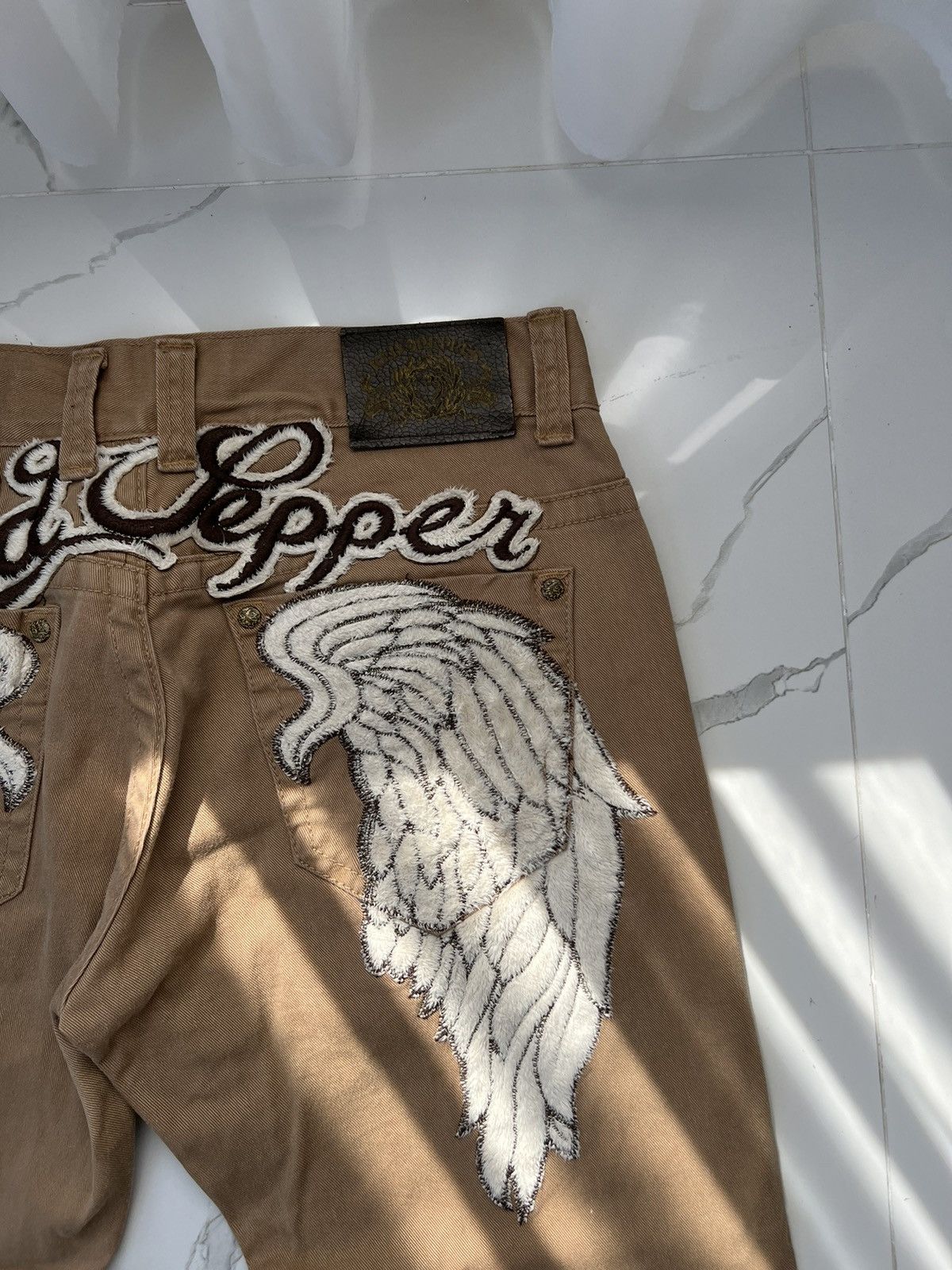 Japanese Brand 90's RARE RED PEPPER WINGS JAPAN PANTS Y2K AVANT-GARDE Size US 31 - 3 Thumbnail
